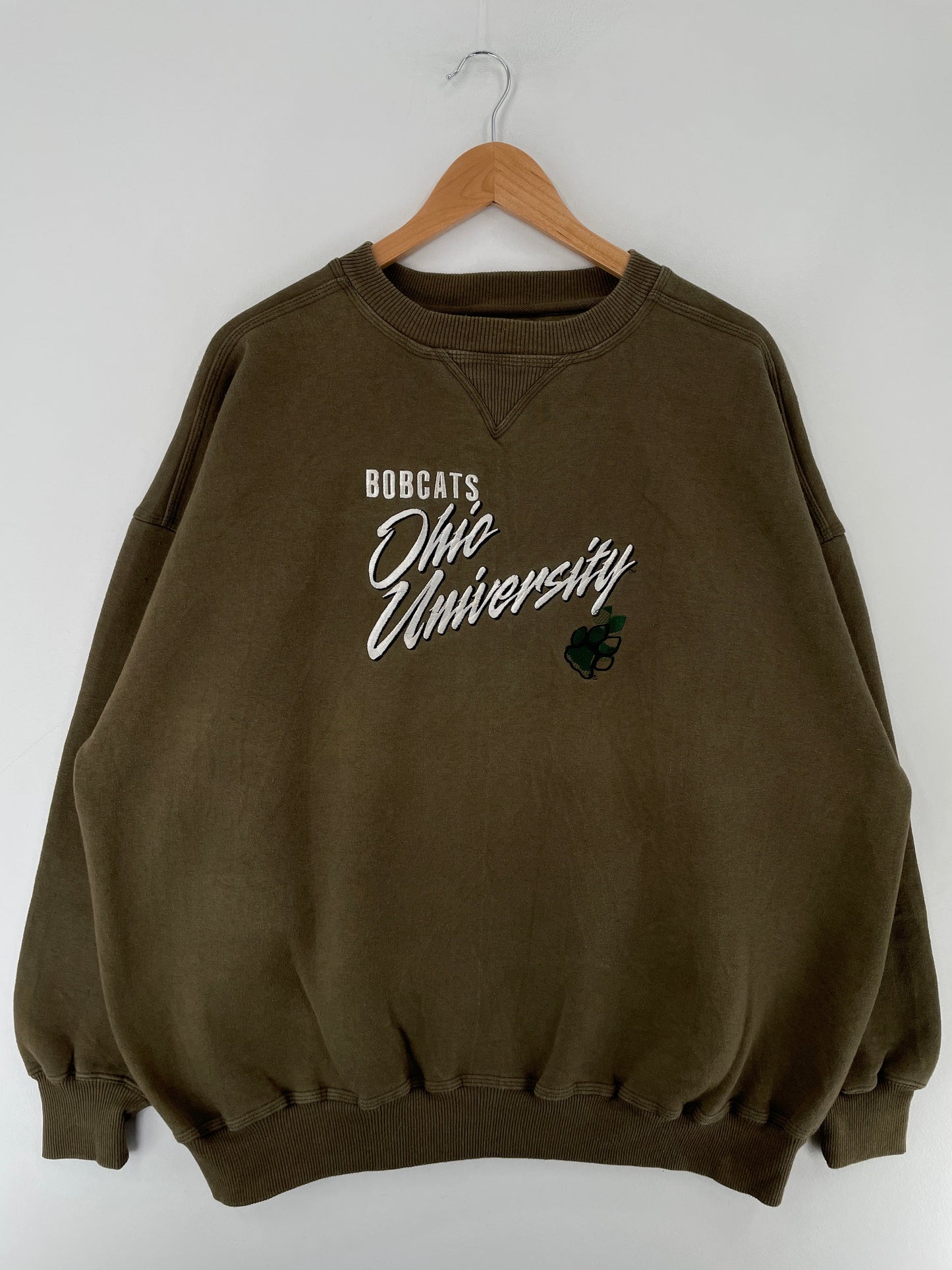 00' OHIO STATE BOBCATS Size XXL Vintage College Sweat-Shirt / F4213S