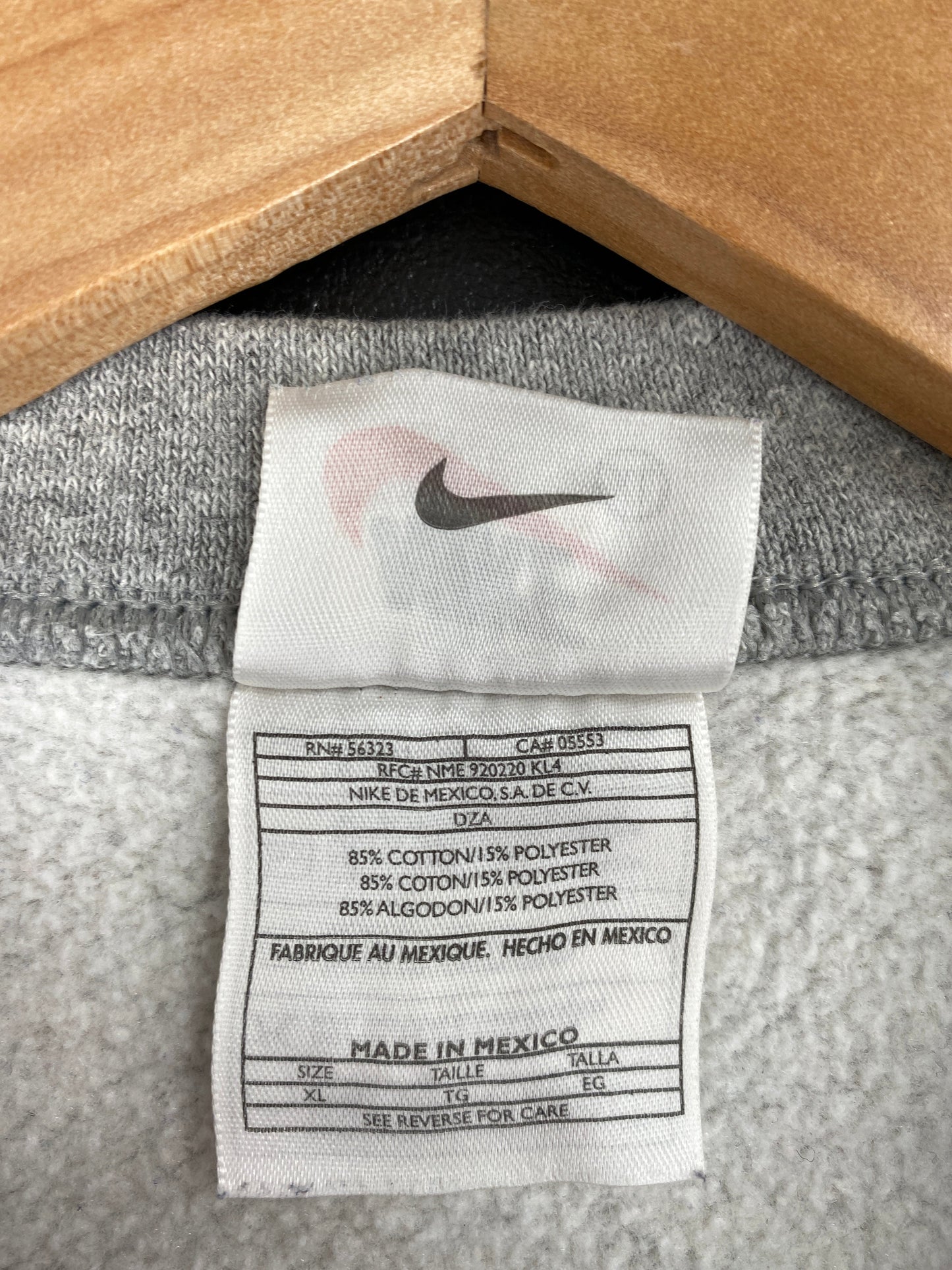 90’s NIKE MINI SWOOSH Size XL Vintage Sweat-Shirts / G3986S