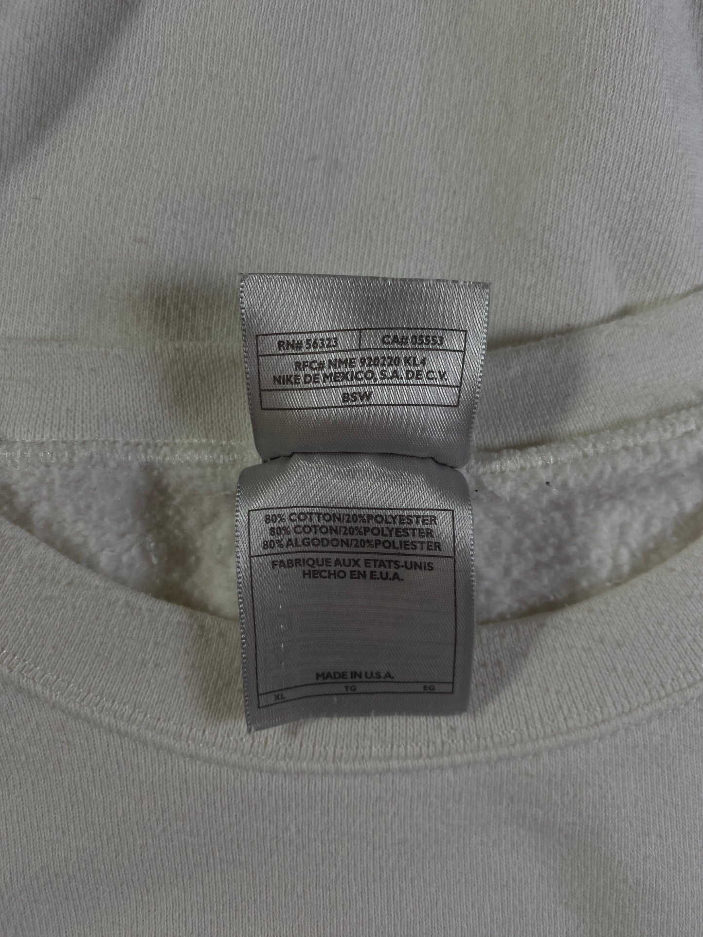 90's NIKE Made in USA Size XL Vintage Sweatshirt / G7324S