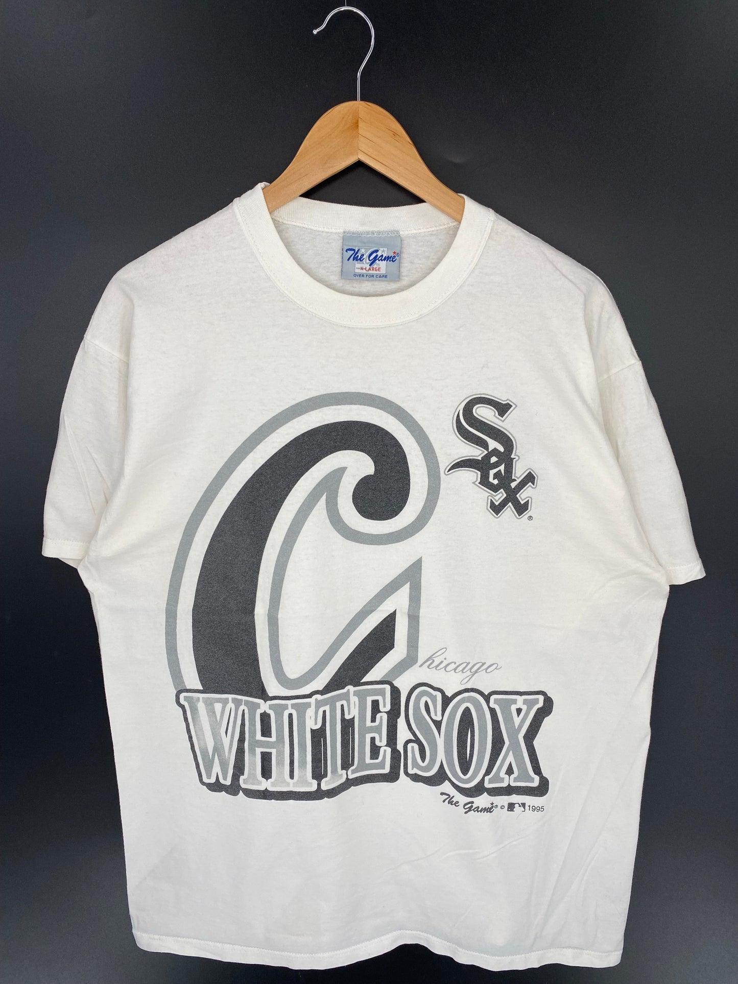 1995 CHICAGO WHITE SOX Size XL Vintage MLB T-Shirt / F2197T