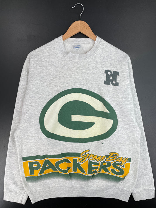 1994 SALEM x GREEN BAY PACKERS Made in USA Size XL Vintage NFL Sweat-Shirt / F6219S