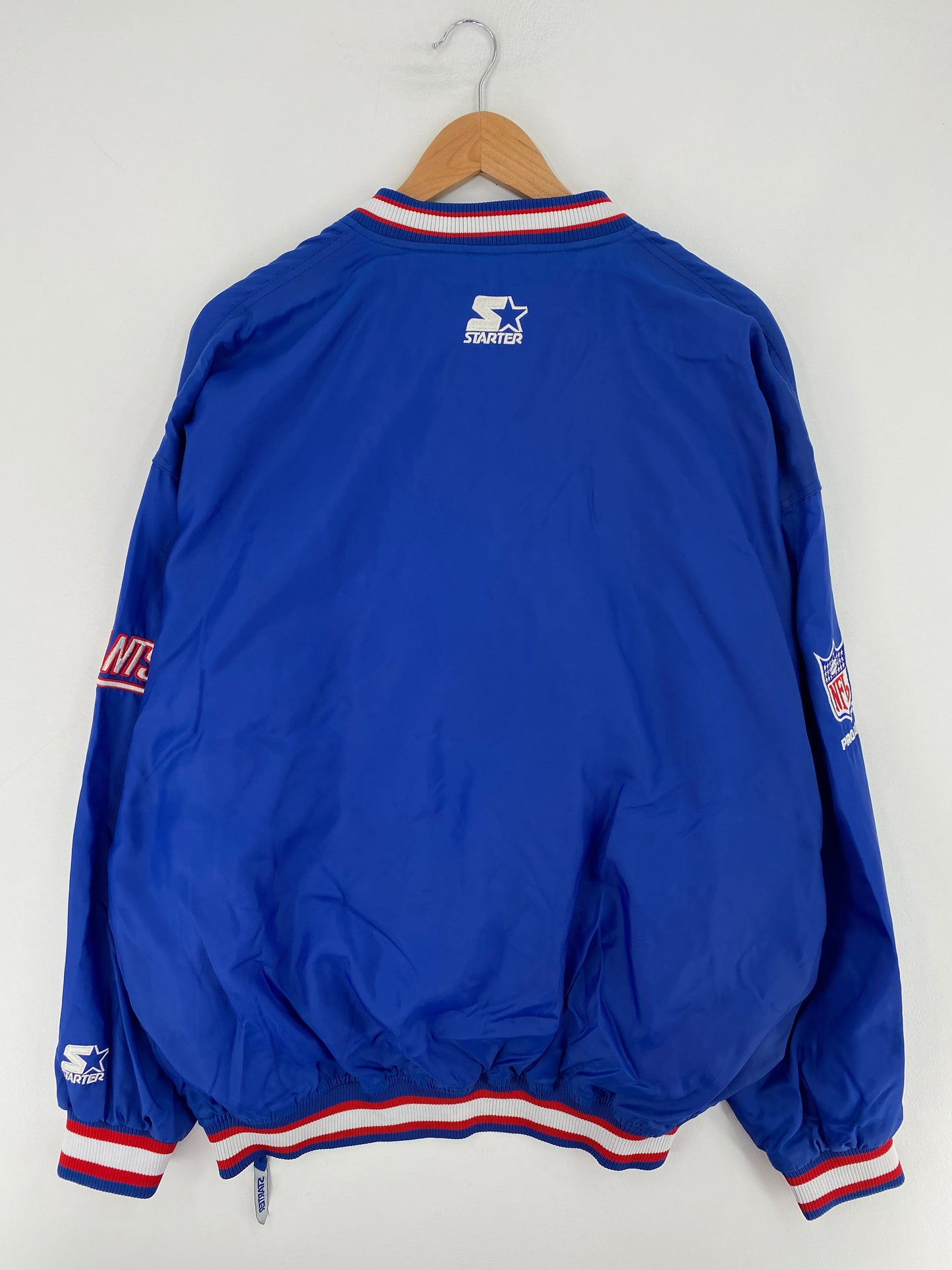 90’s STARTER X GIANTS Size XXL Vintage NFL Nylon Jacket / F6229N