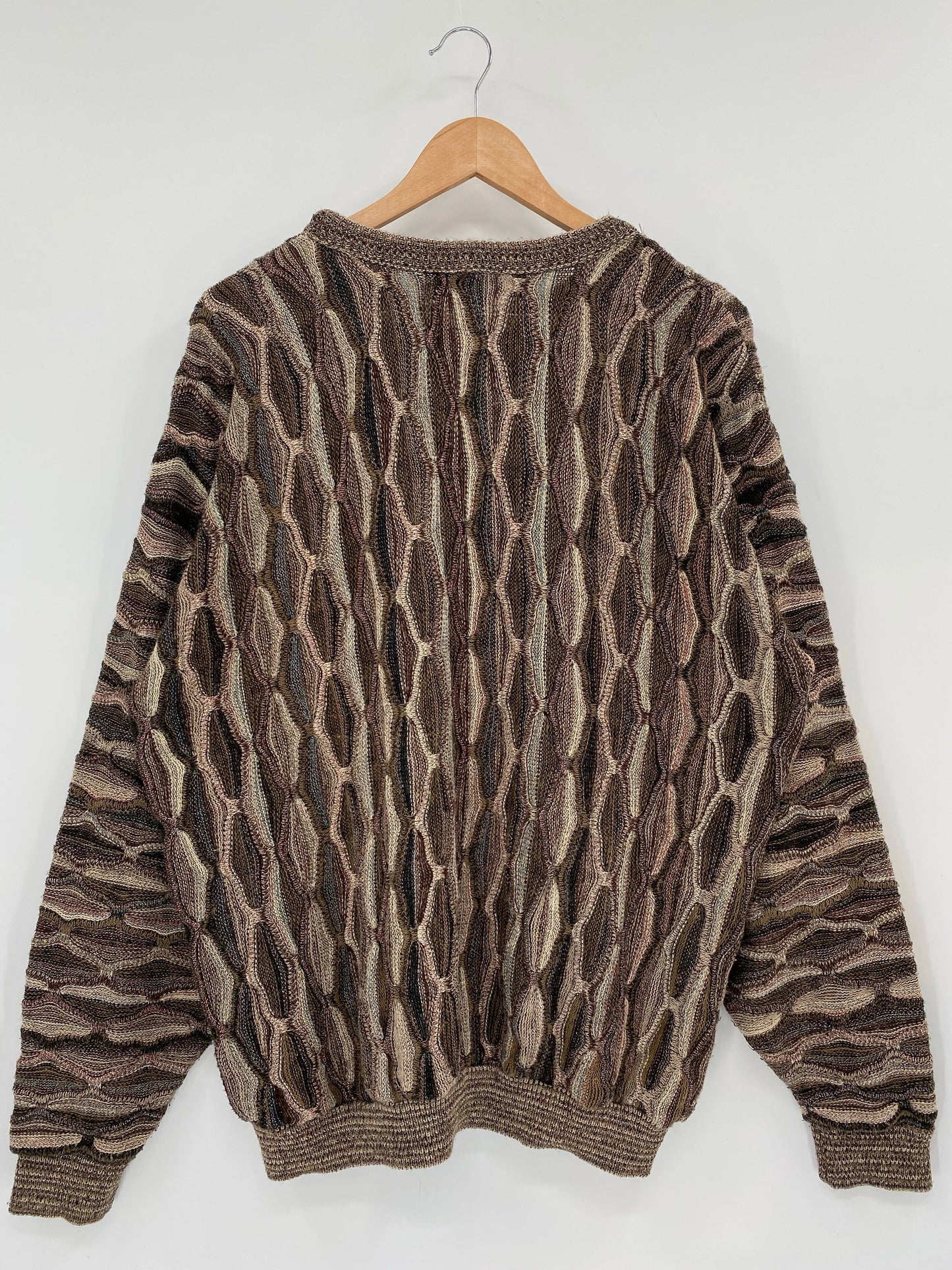 Vintage 3D COOGI- Style Size XL Knit Sweater / F1805K