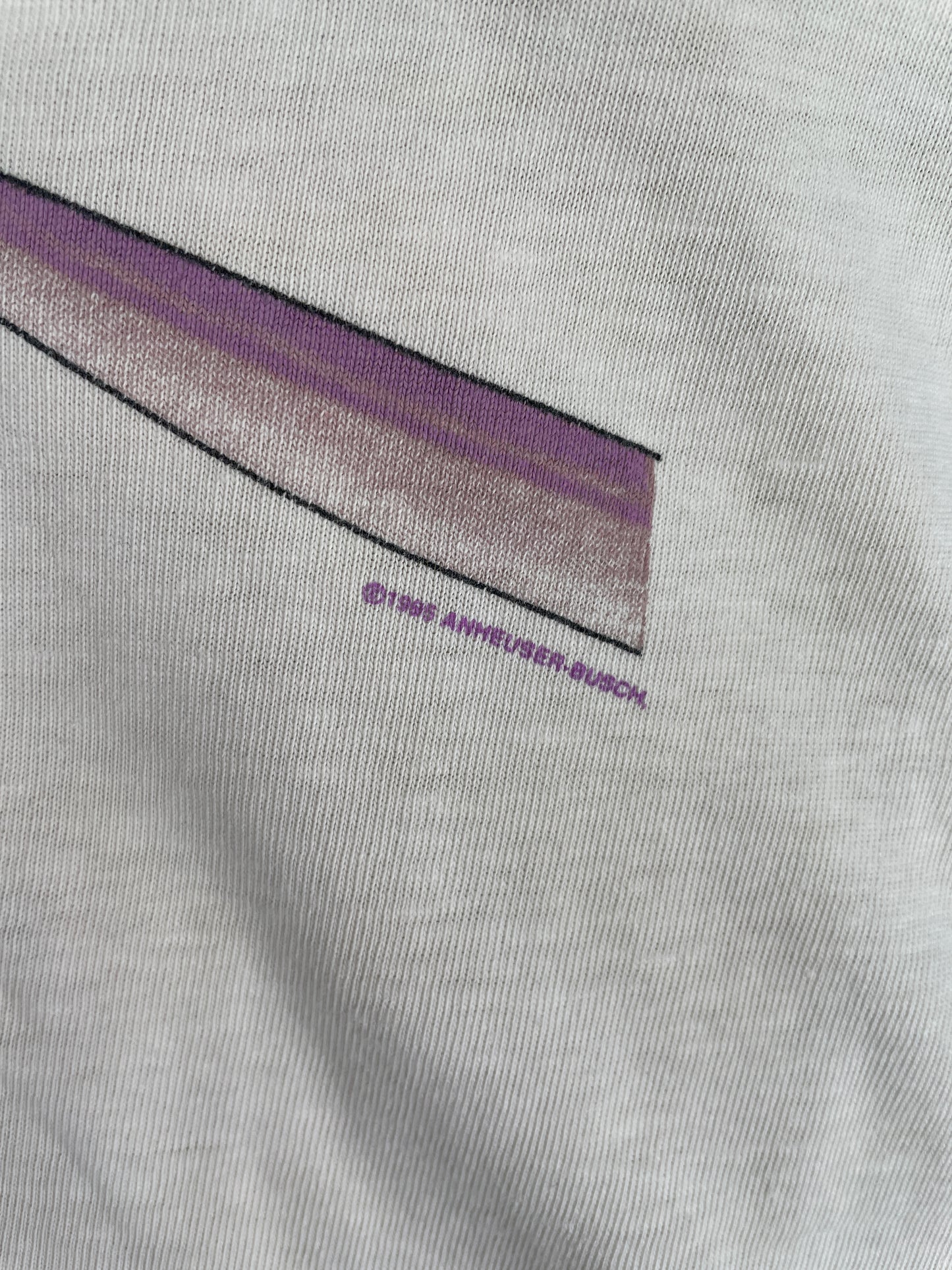 1995 BUDWEISER Size No Tag (Approx.L) Vintage T-Shirt / E8116T