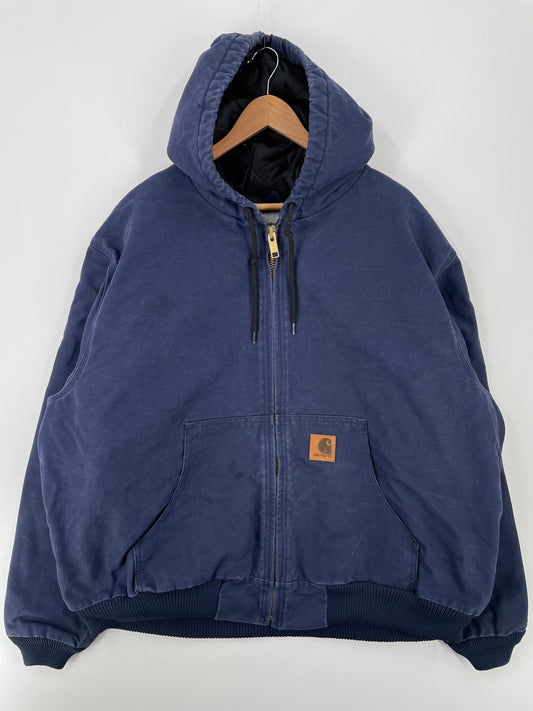.Vintage CARHARTT Size XXL Hoodie Duck Jacket / F7232J