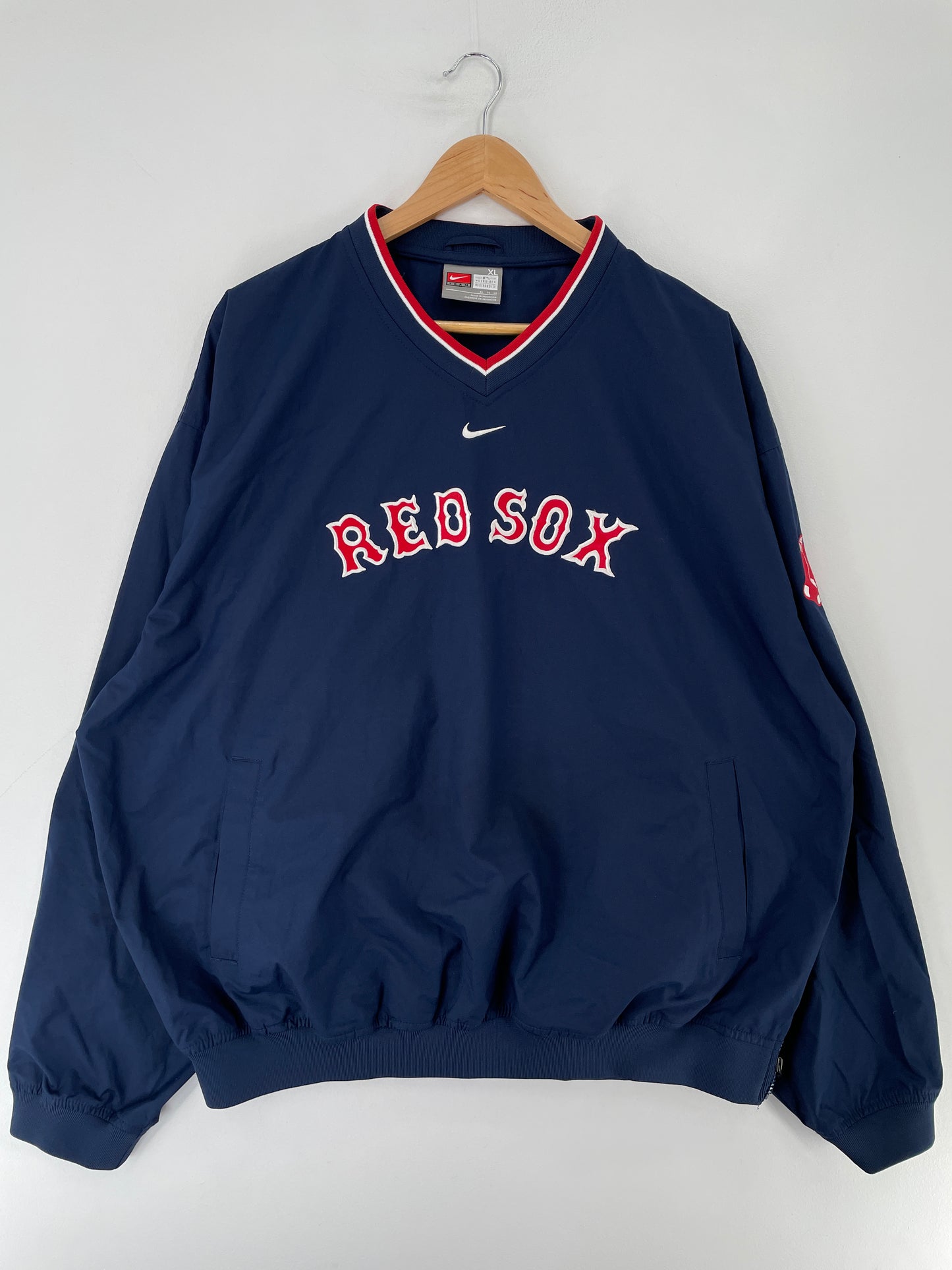 00' NIKE x BOSTON RED SOX Size XL Vintage MLB Nylon Jacket / F517N