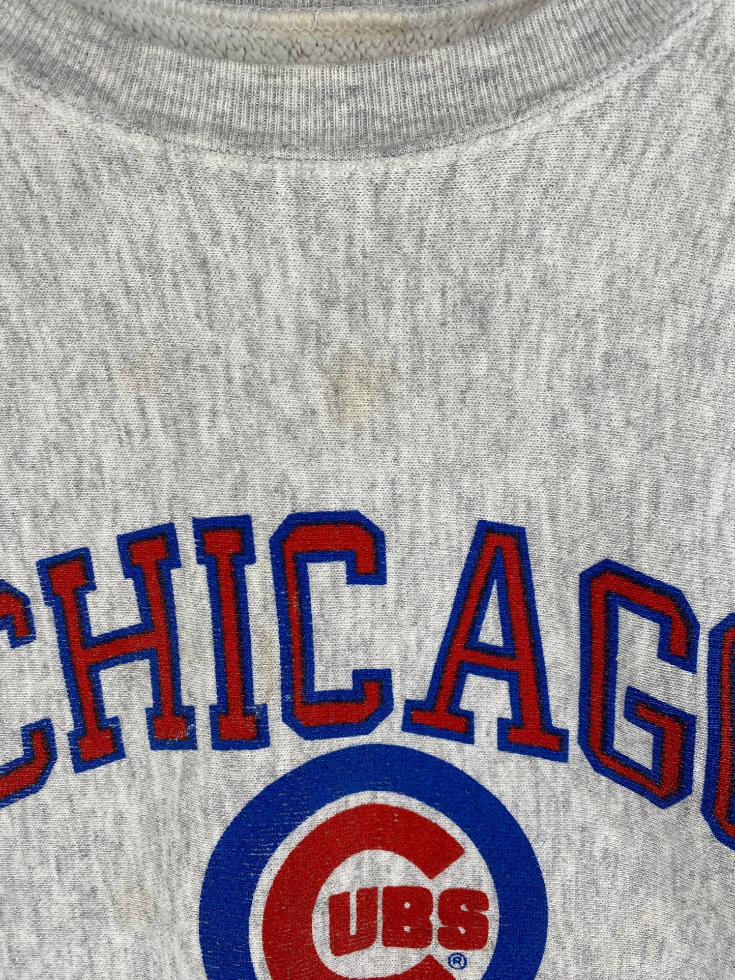 90’s CHICAGO CUBS Size Approx.XL MLB Sweat-Shirt / F6569S