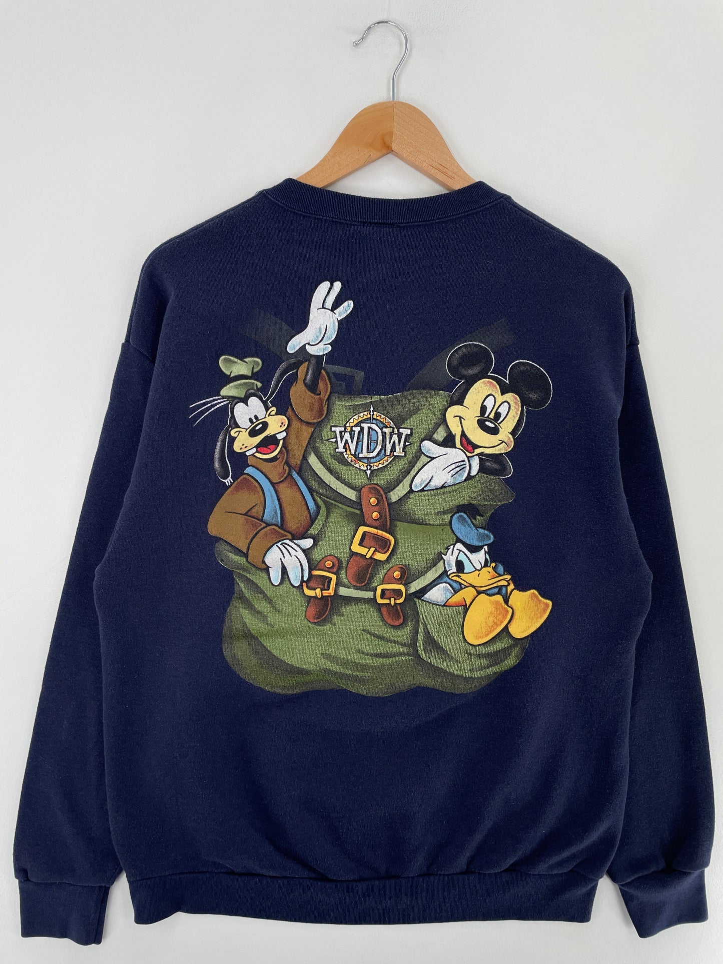 90's DISNEY MICKEY GOOFY Made in USA Size XL Vintage Sweat-Shirt / G2636S