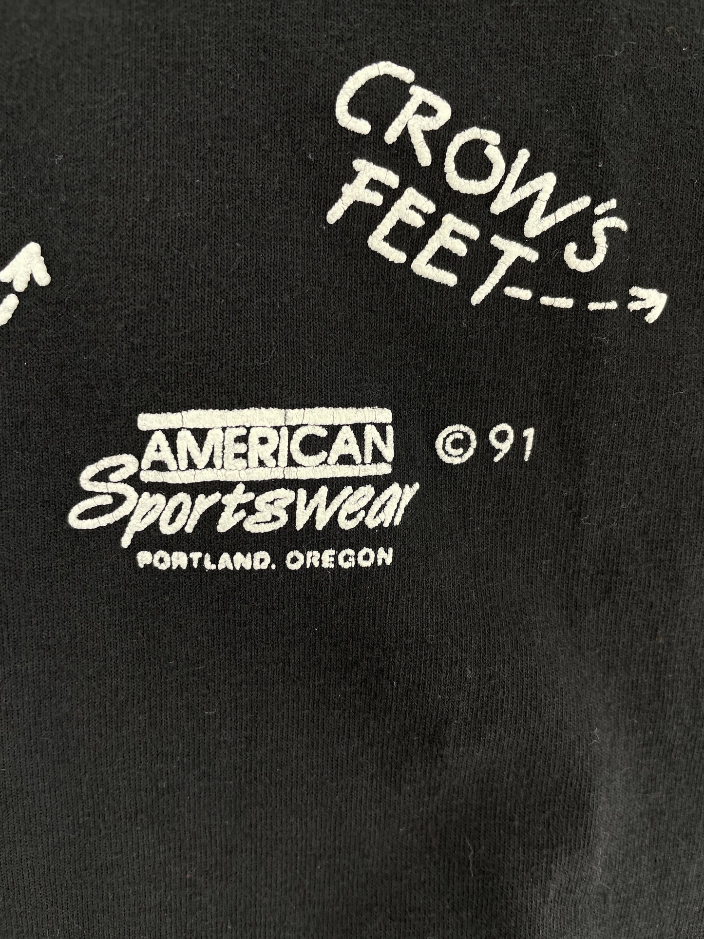 (XL) 1991 POSITIVE OVER 40 T-shirt / A0582T