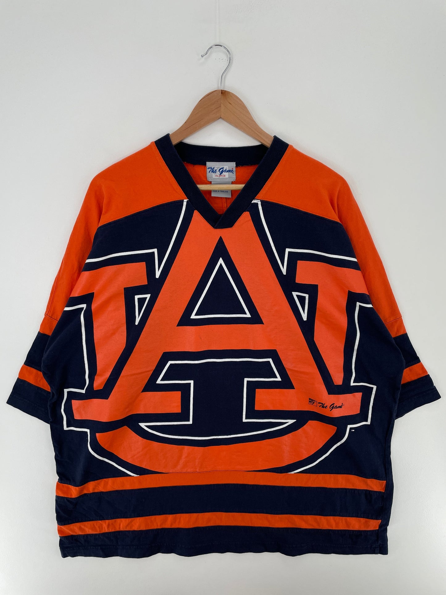 00' AUBURN UNIVERSITY Size XL Vintage College T-shirt / F4917T