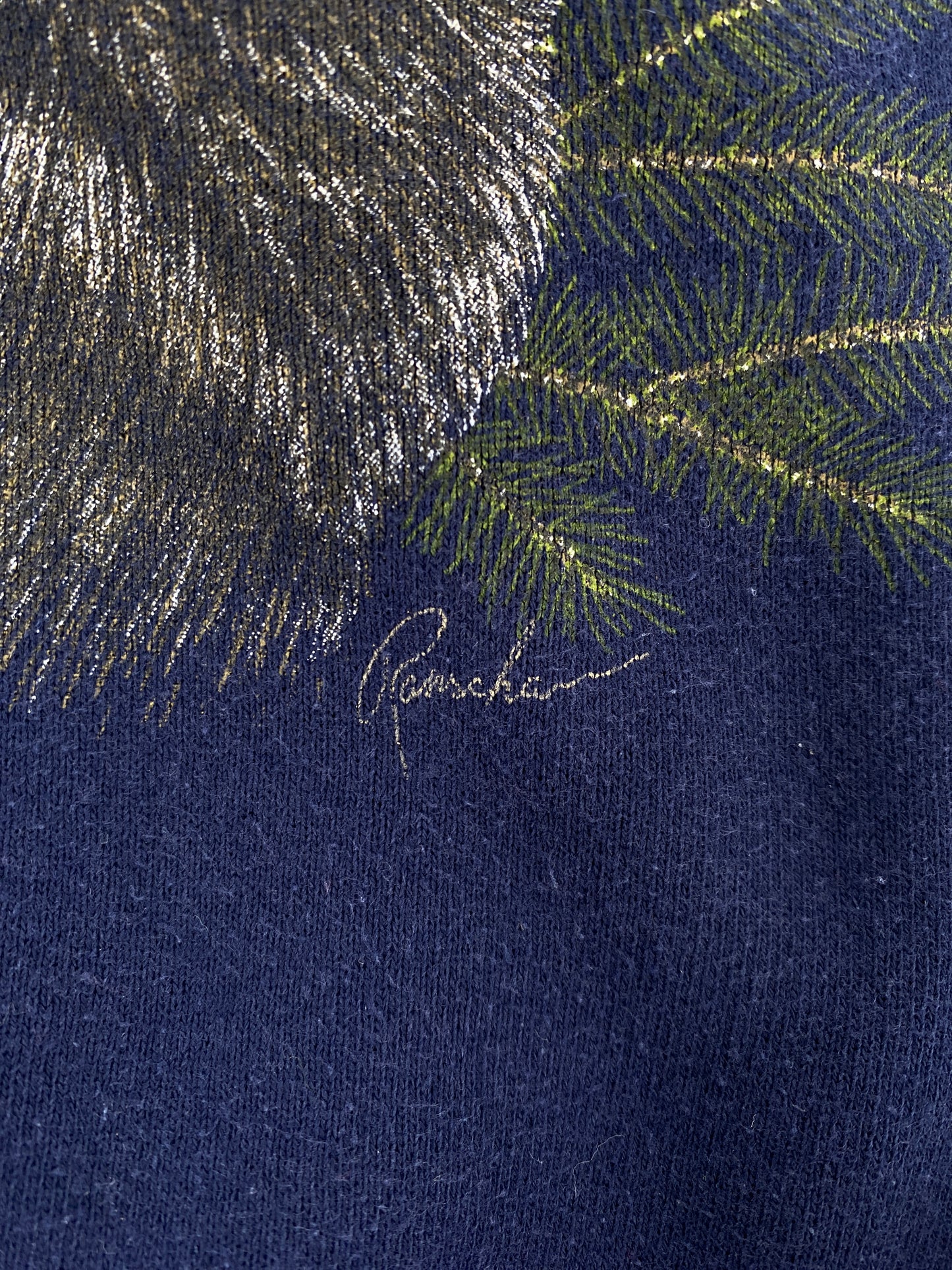 90's WOLVES Made in USA Size L Vintage Animal Sweat-Shirt / E7231S