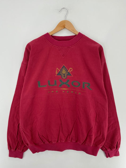 00' LUXOR LAS VAEGAS Size XL Vintage Sweat-shirt / F7721S