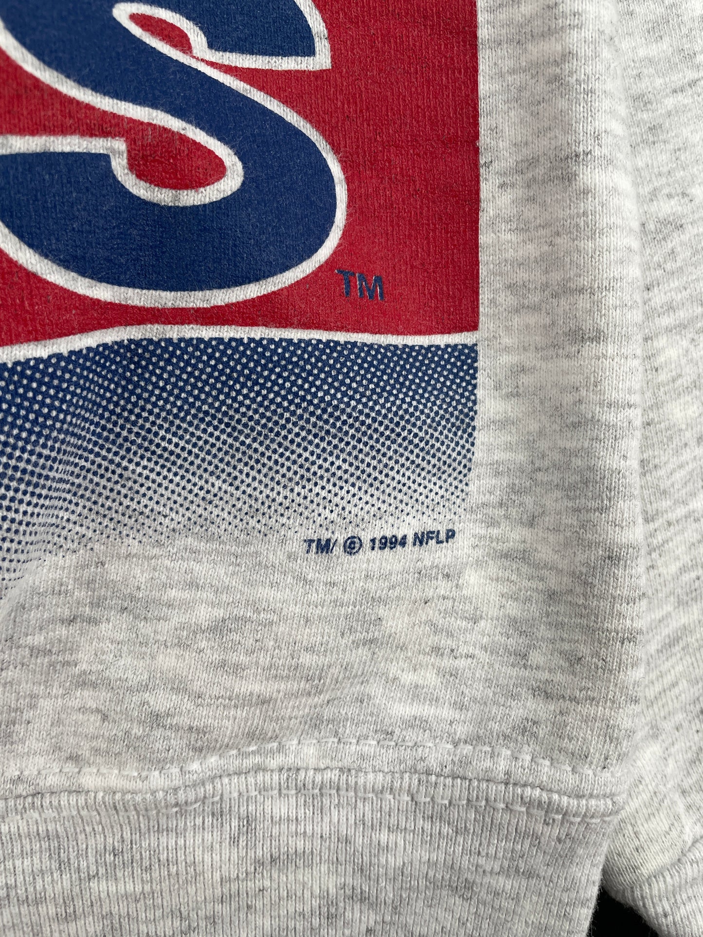 1994 SALEM x NEW ENGLAND PATRIOTS Made in USA Size L Vintage NFL Sweat-Shirt / F9464S