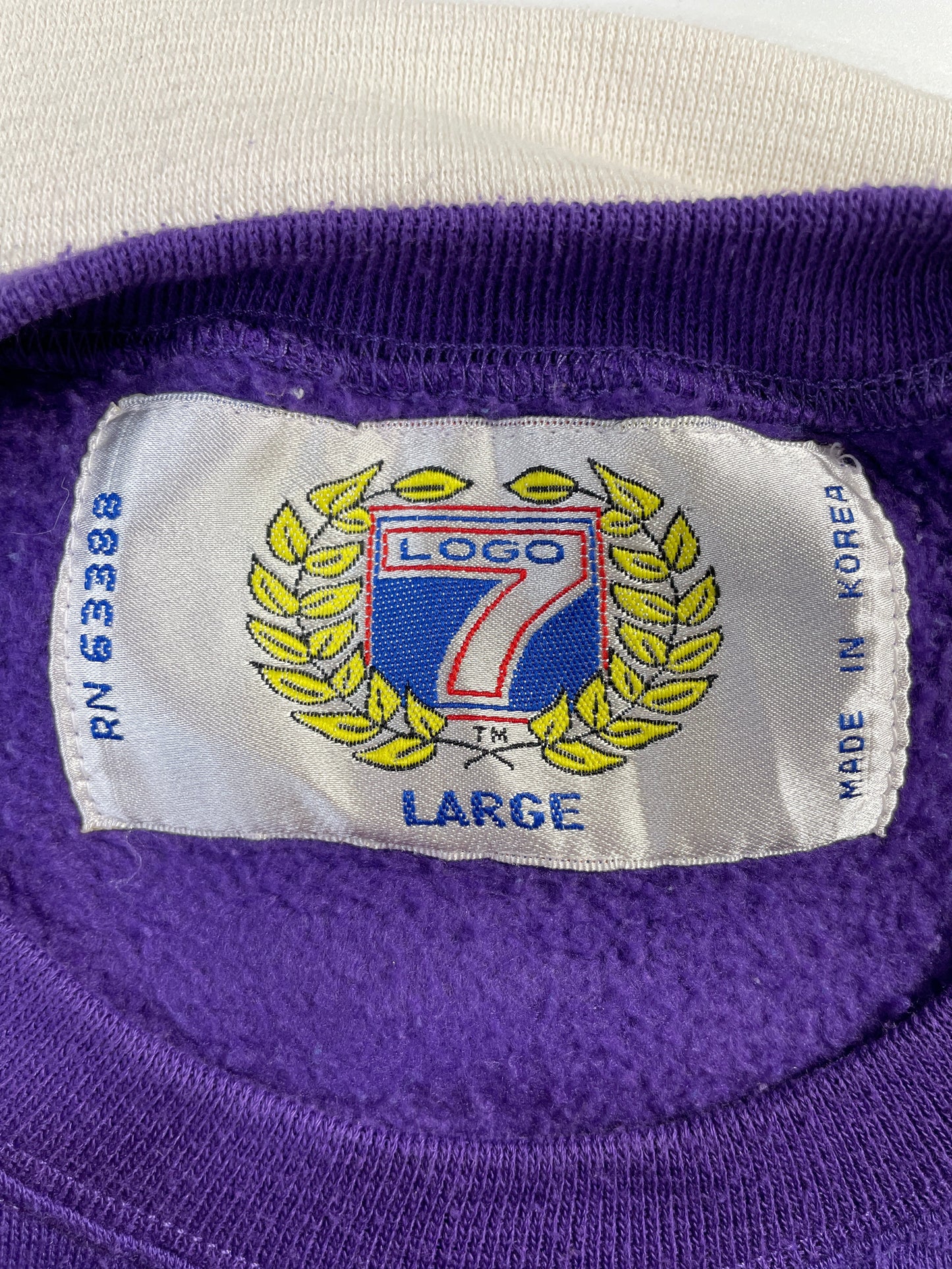 1990 MINNESOTA VIKINGS Size L Vintage NFL Sweat-Shirt / F4203S