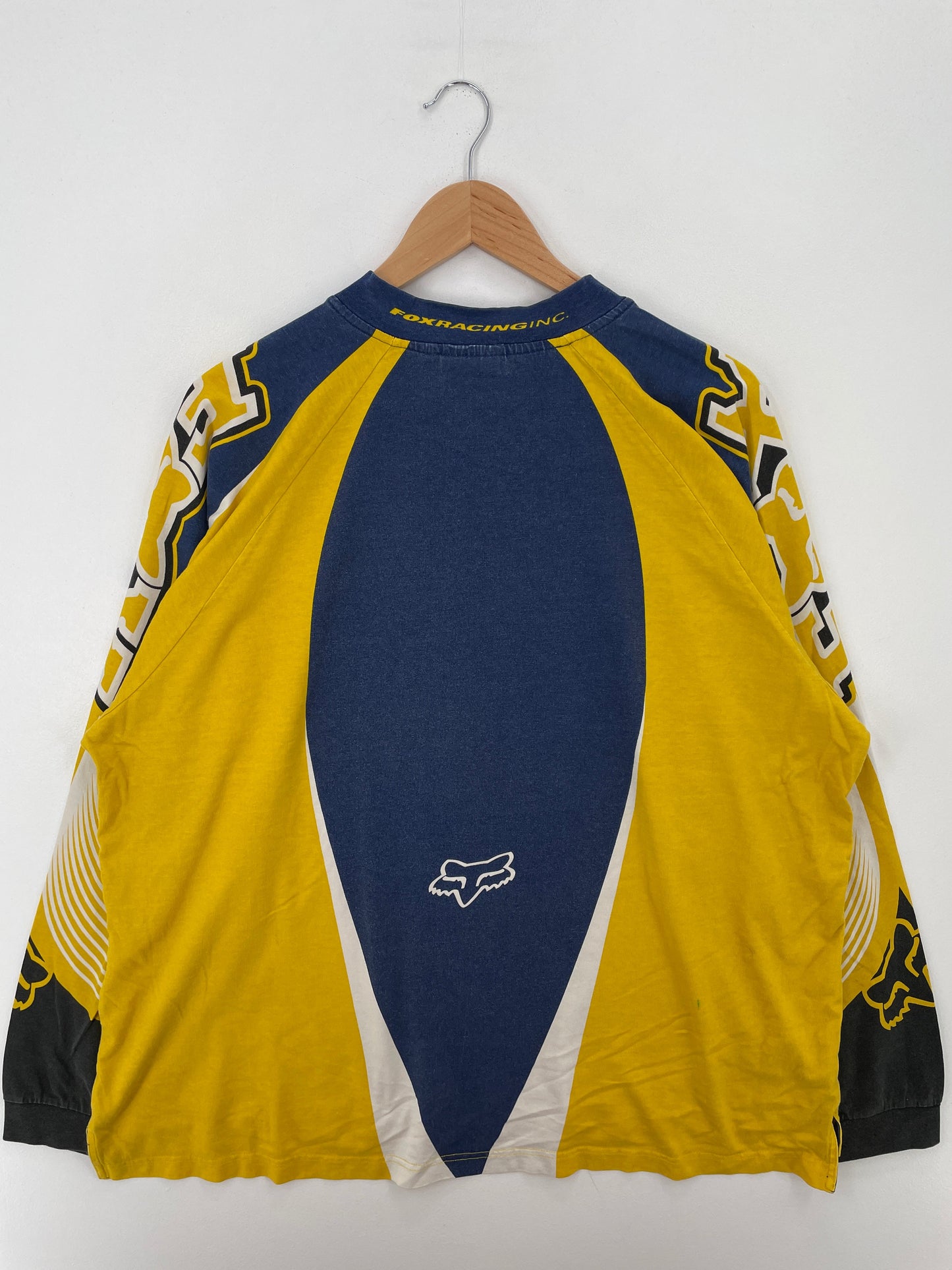 .90’s FOX Size XL Vintage Racing Long Sleeve T-shirt / E8214T