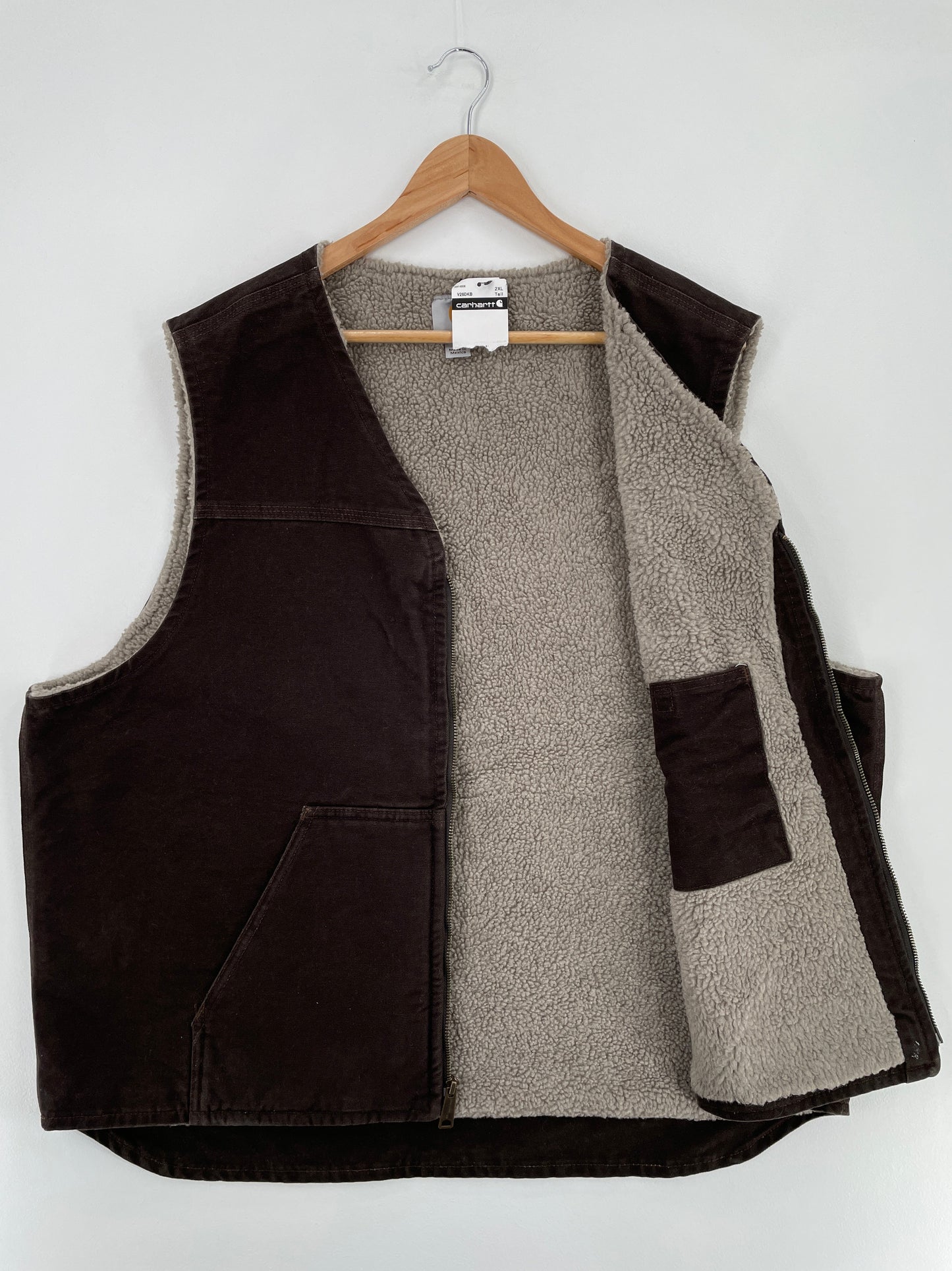 .Vintage Deadstock CARHARTT Size XXL Duck Vest / F4818J