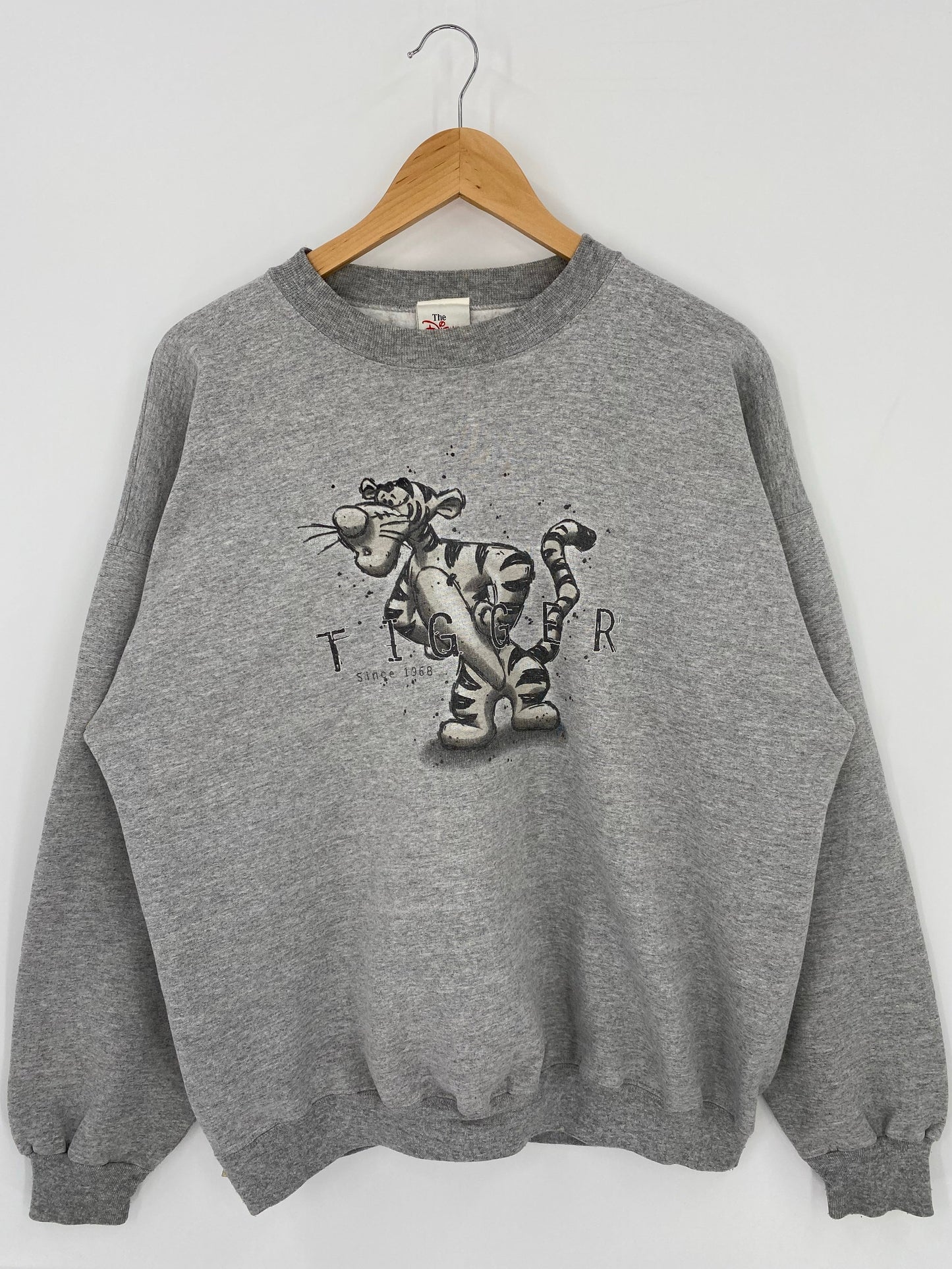00’ DISNEY TIGGER Size No Tag (Approx.XL) Vintage Sweat-Shirt / F1250S