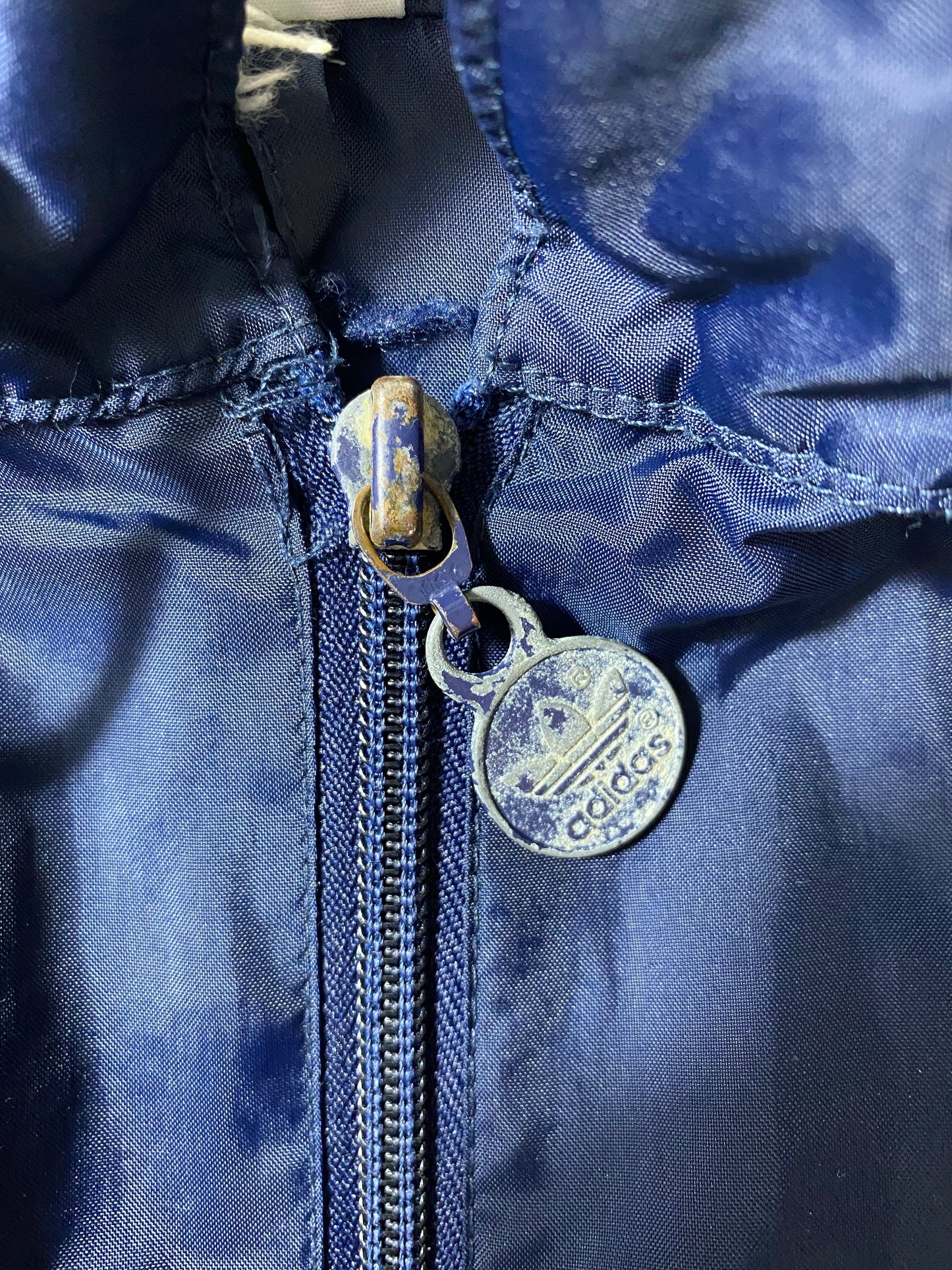 90's ADIDAS Size M Vintage Half Zip Nylon Jacket/ F6841N