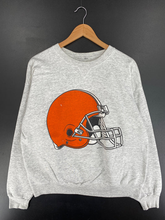 1993 BROWNS Size No Tag (Approx.L) Vintage NFL Sweat-Shirt/ F6273S