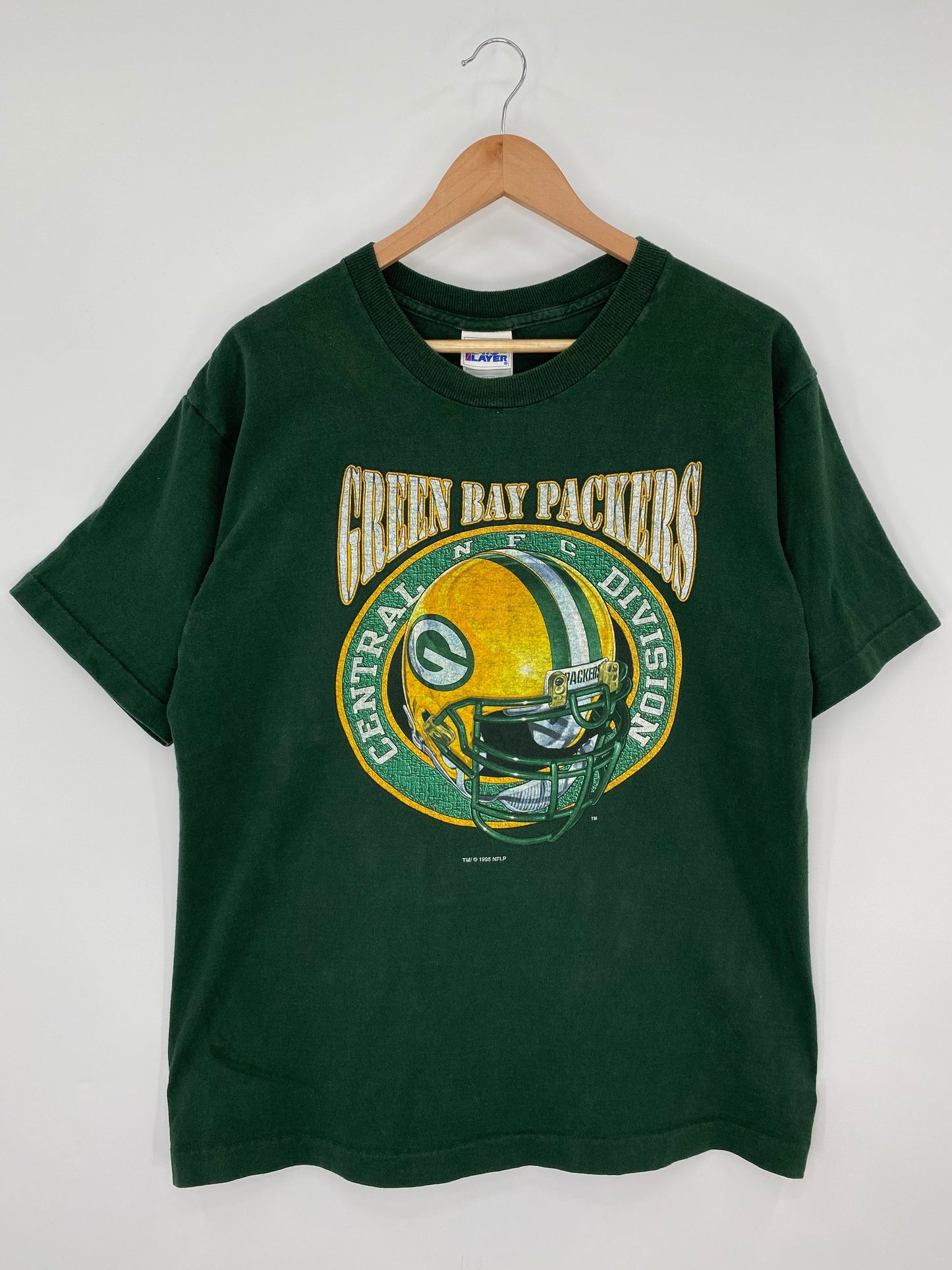 1995 GREEN BAY PACKERS Made in USA Size L Vintage NFL T-shirt / E9756T