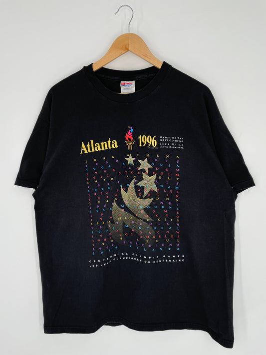 1992 ATLANTA OLYMPIC Size XL Vintage T-Shirt / E9272T
