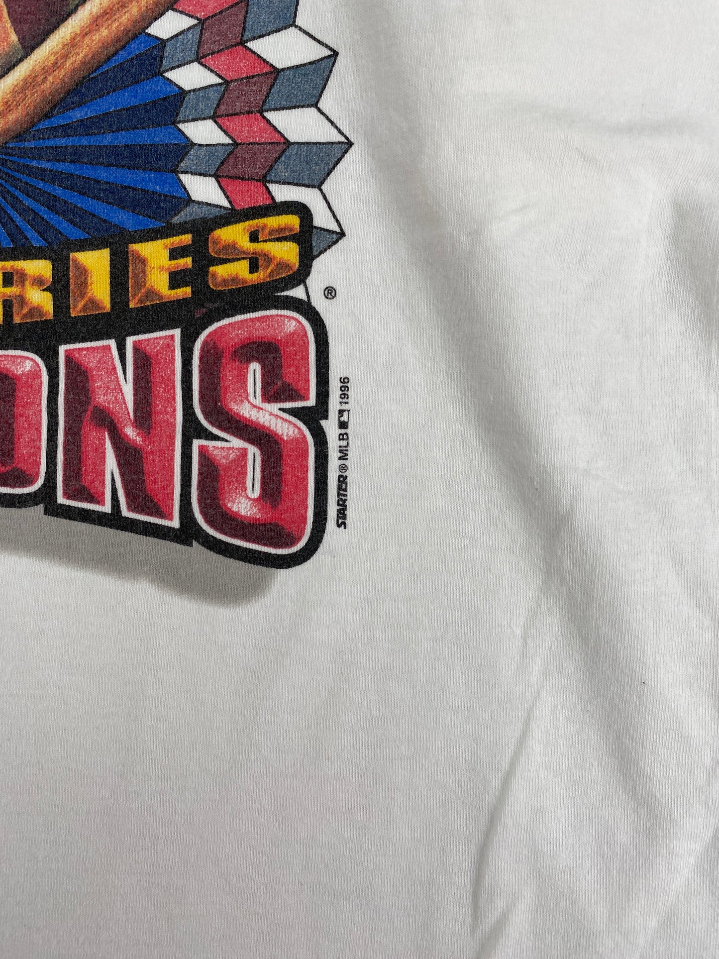 1996 STARTER x NEW YORK YANKEES Made in USA Size XL MLB Vintage MLB T-Shirt / E8945T