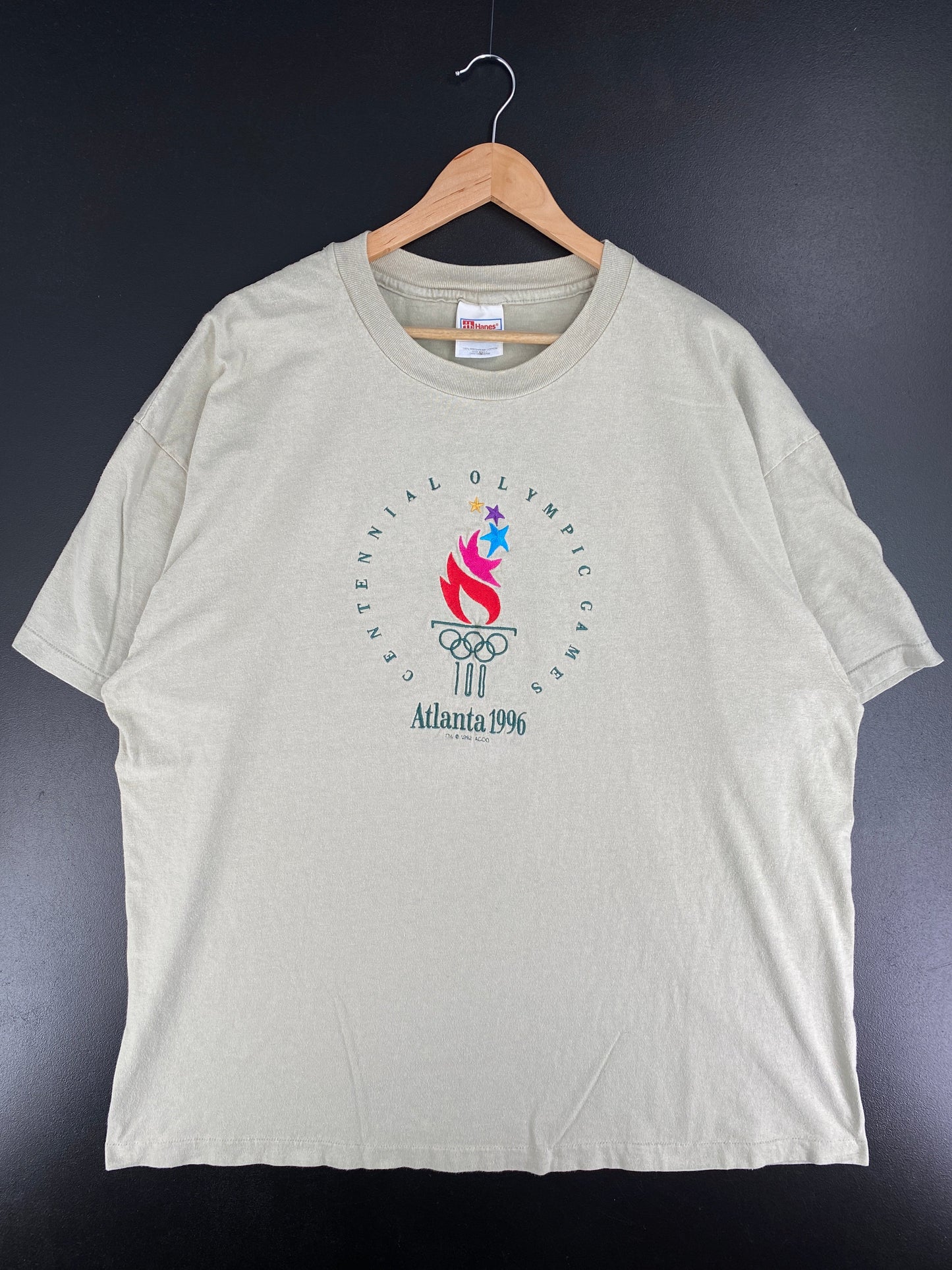 1992 ATLANTA OLYMPICS Made in USA Size XXL Vintage T-Shirt / G1990T