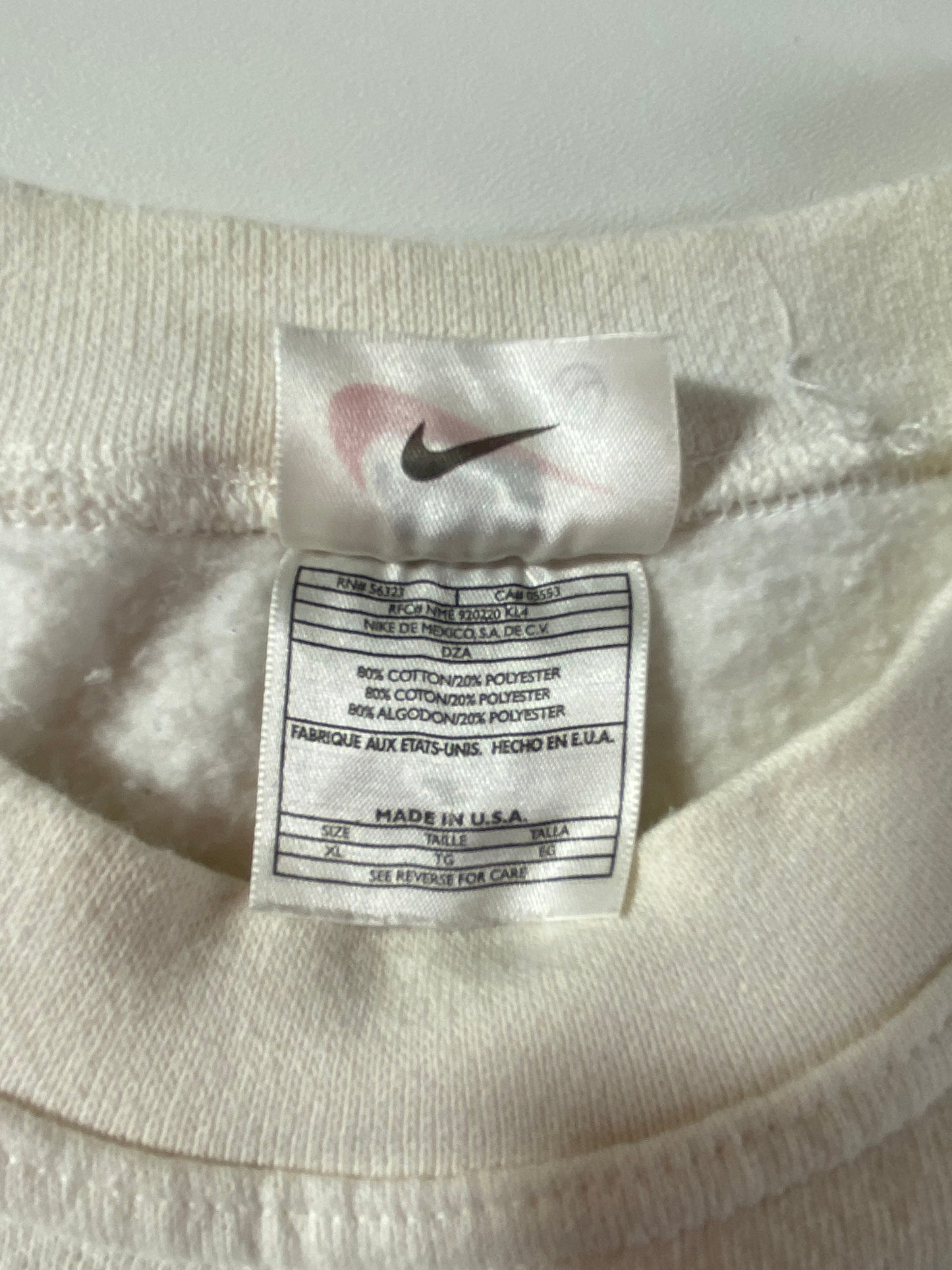 90's NIKE MINI SWOOSH Made in USA Size XL Vintage Sweat-shirt / F3119S