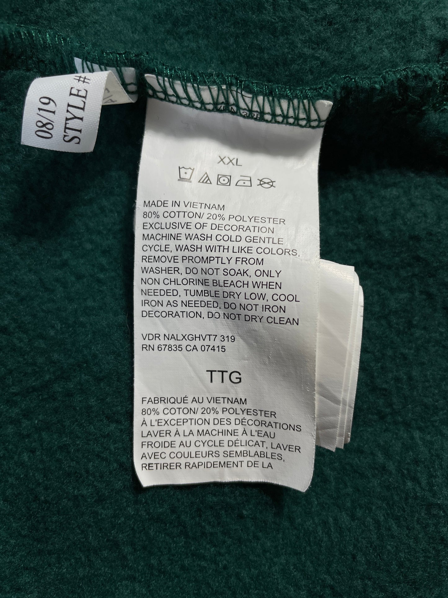 Vintage NAUTICA Size XXL Vintage Half Zip Sweat-shirt / F7768S
