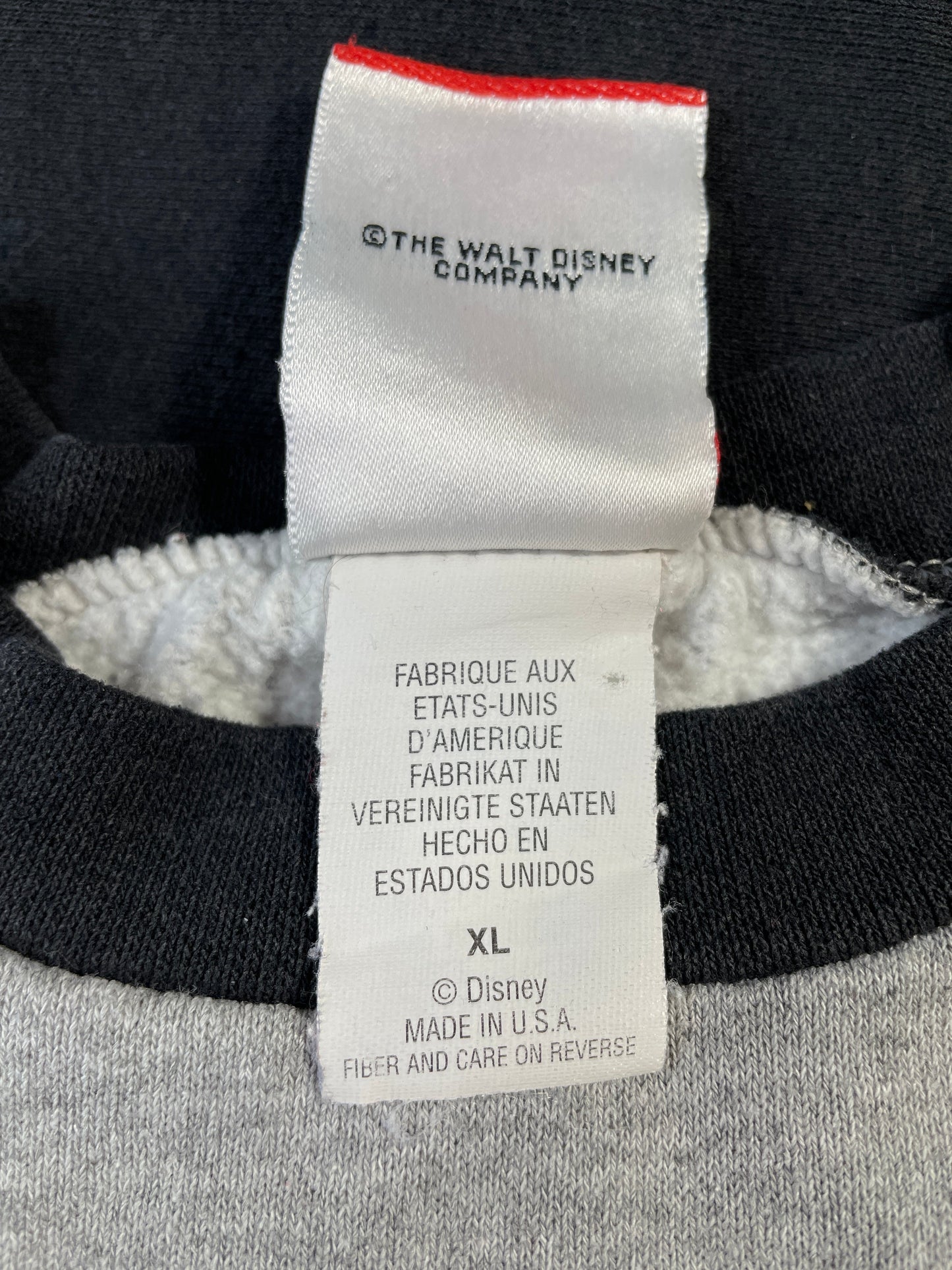 90's DISNEY MICKEY Made in USA Size XL Vintage Sweat-shirt / E7920S
