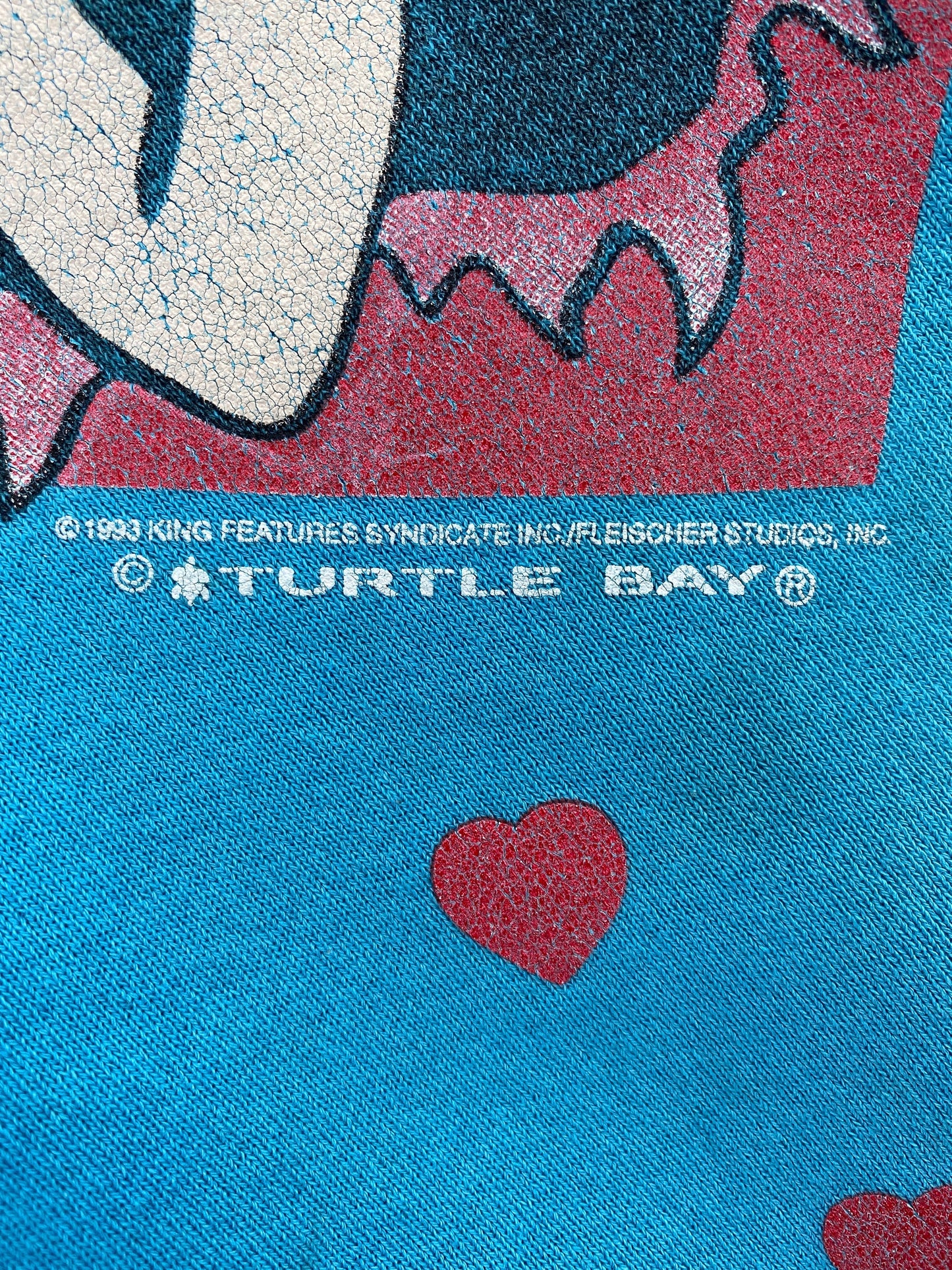 1993 BETTY BOOP Made in USA Size Approx.M Vintage Sweat-shirt / F6342S