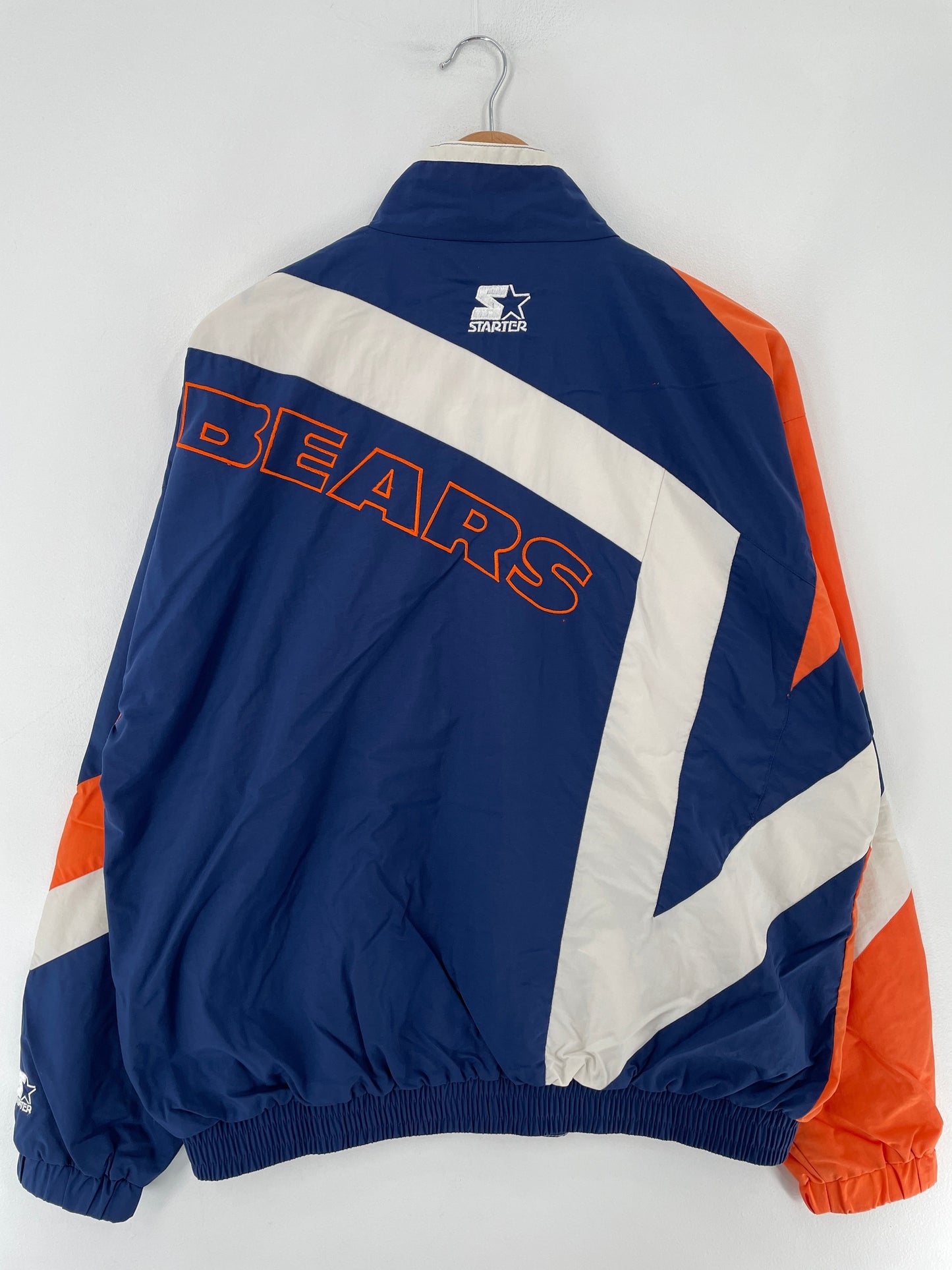 90’s STARTER x CHICAGO BEARS Size L Vintage NFL Nylon Jacket / F4540N