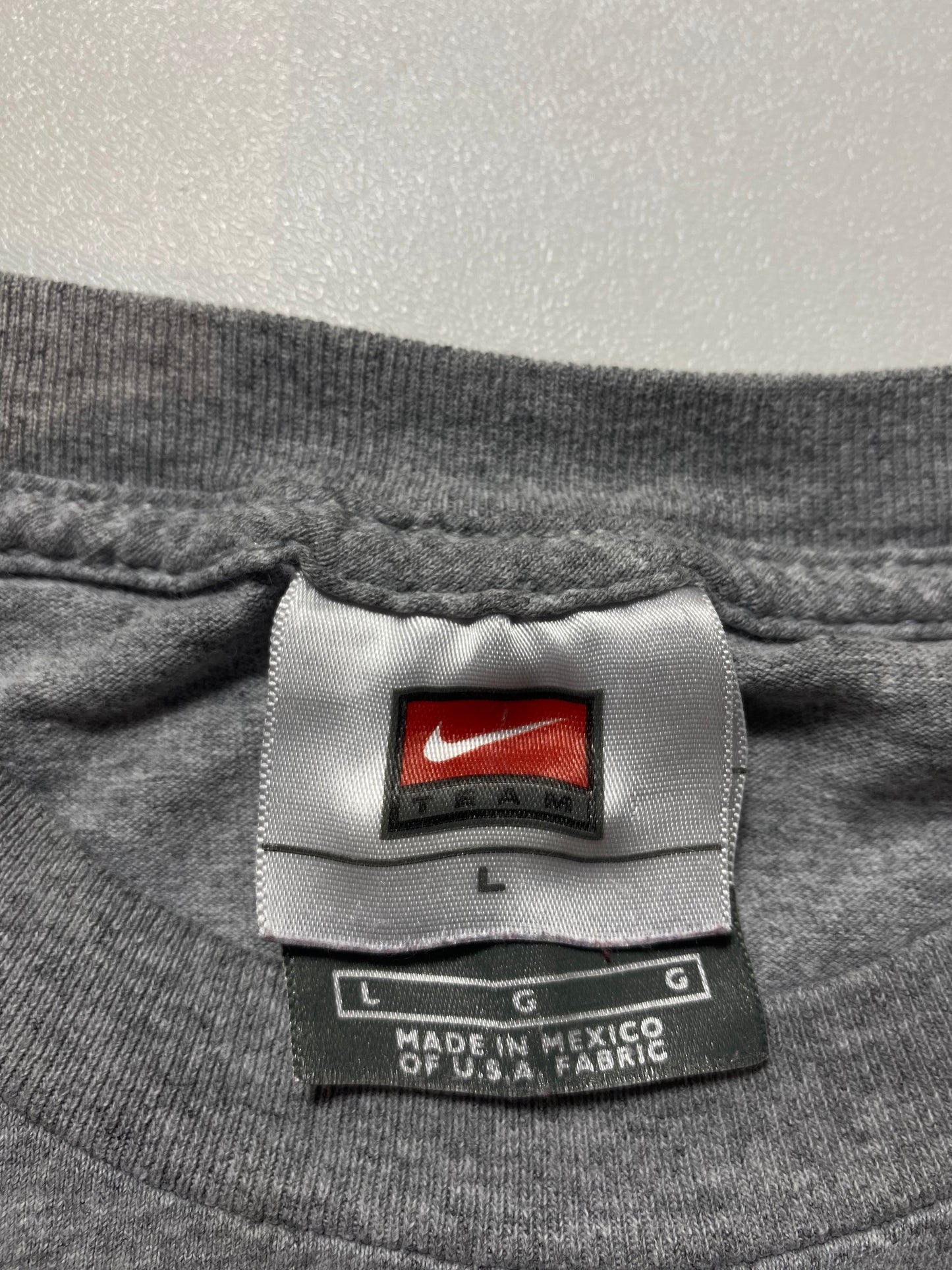00' NIKE OKLAHOMA Size L Vintage College Long Sleeve T-shirt / E9534T