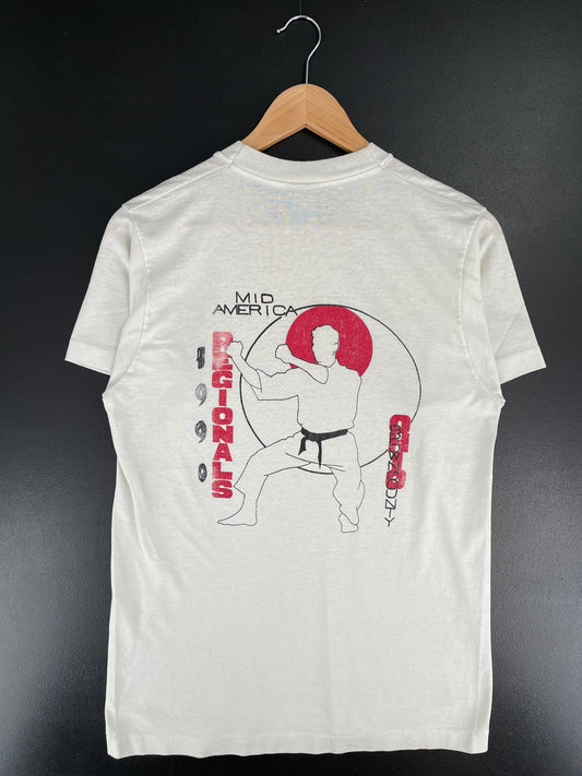 1990 MID AMERICA REGIONALS Made in USA Size M Vintage T-Shirt / G2564T