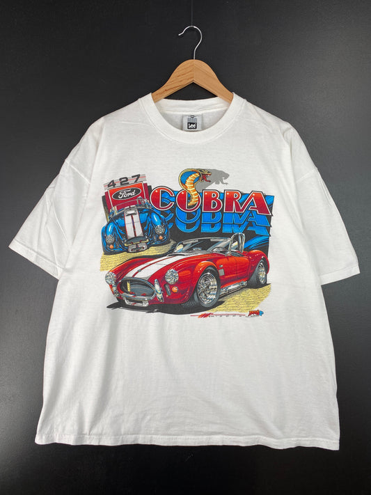 .1991 FORD COBRA Made in USA Size XXL Vintage Racing T-shirt / F178T
