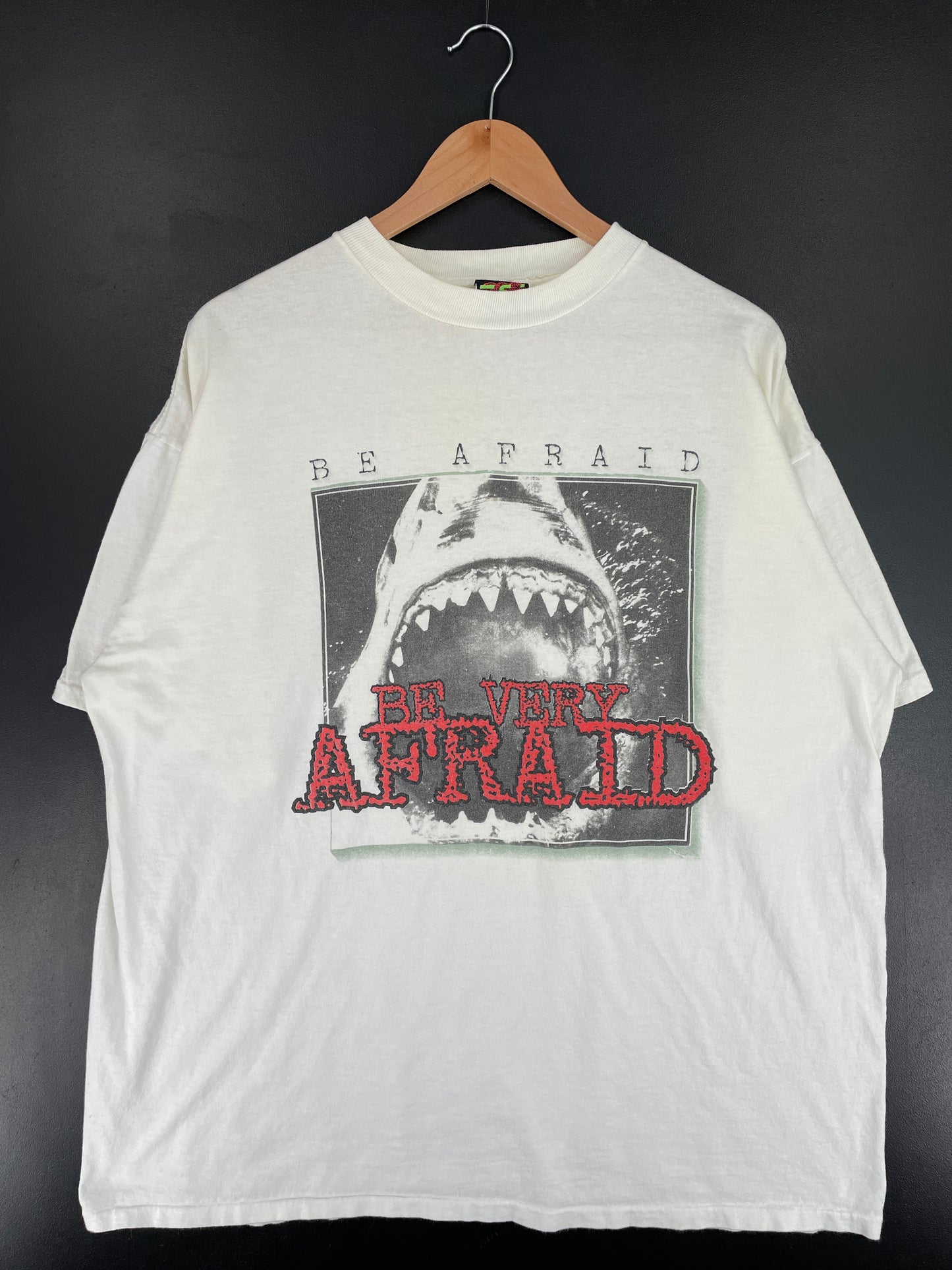 90’s BE AFRAID Size XXL Vintage T-Shirt / E8138T