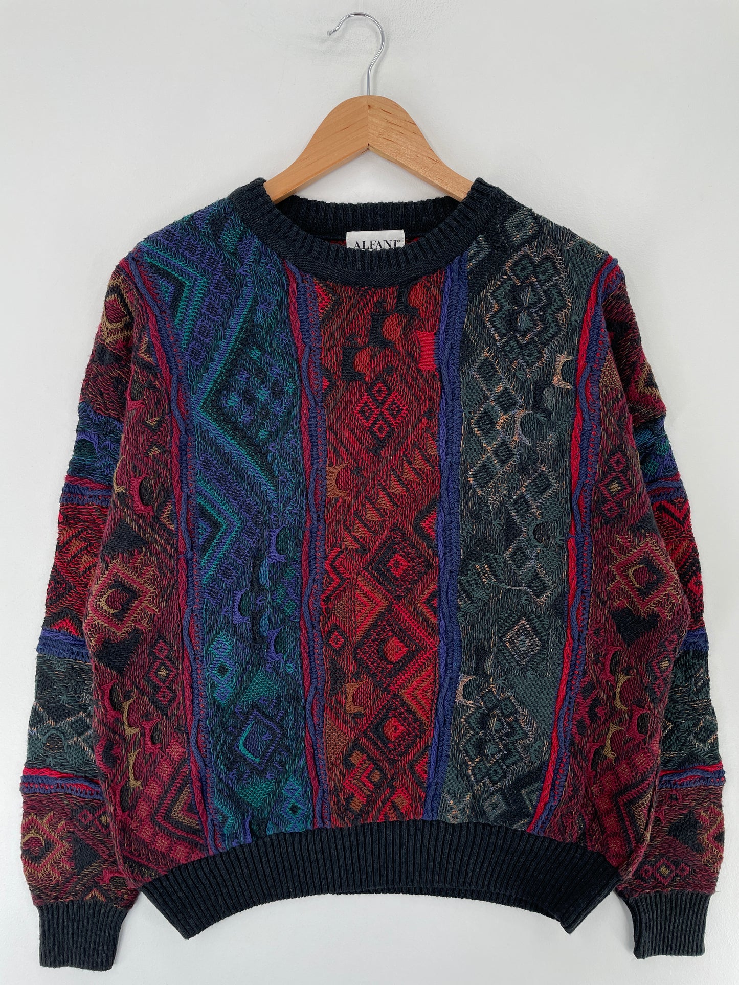 Vintage 3D COOGI-Style Size Approx.L Knit Sweater / E7391K