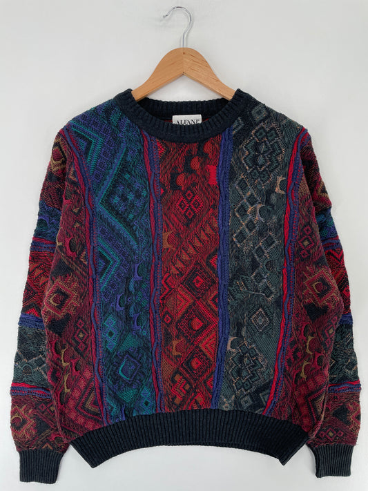 Vintage 3D COOGI-Style Size Approx.L Knit Sweater / E7391K