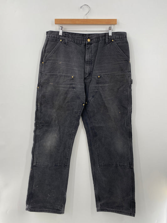 .Vintage CARHARTT Size W36xL31 Double Knee Duck Pants / F7156P