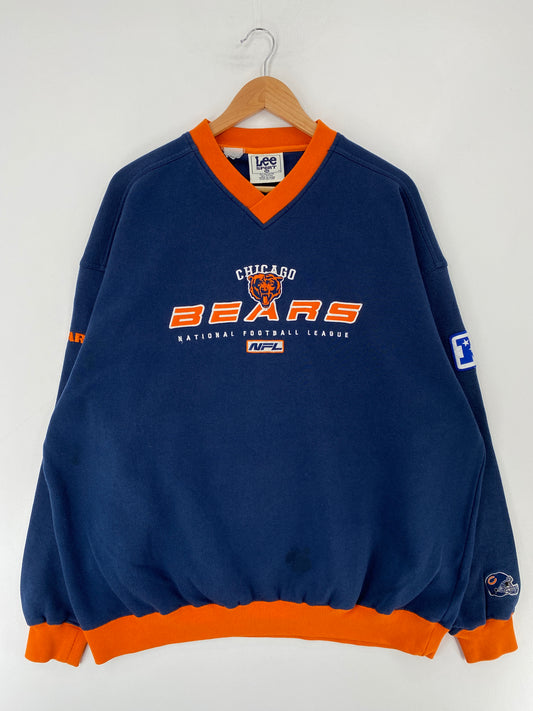 00’ CHICAGO BEARS Size XXL Vintage NFL Sweat-Shirt / E7990S