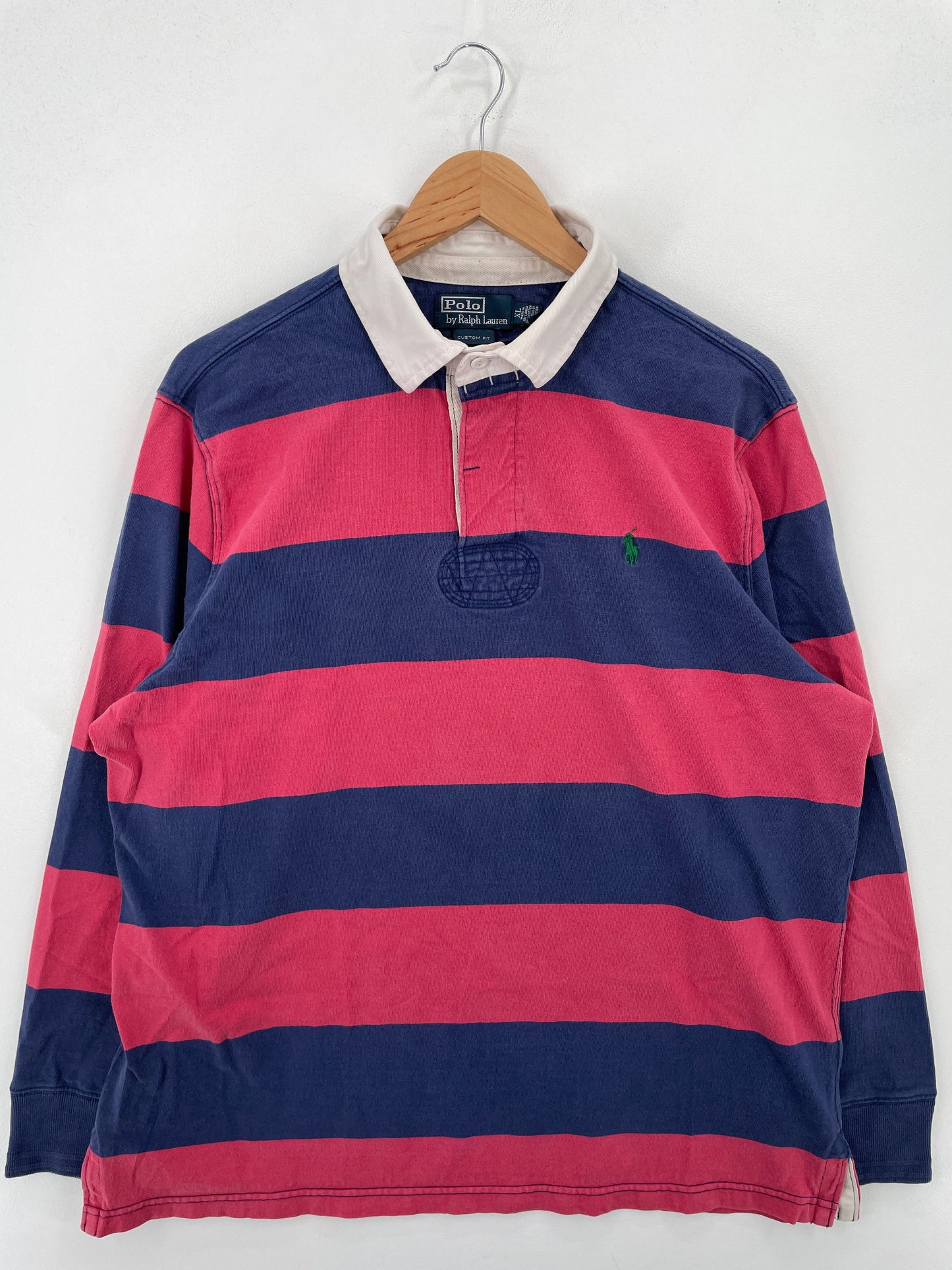 90’s POLO RALPH LAUREN Size XL Vintage Rugby-Shirt / G1325R