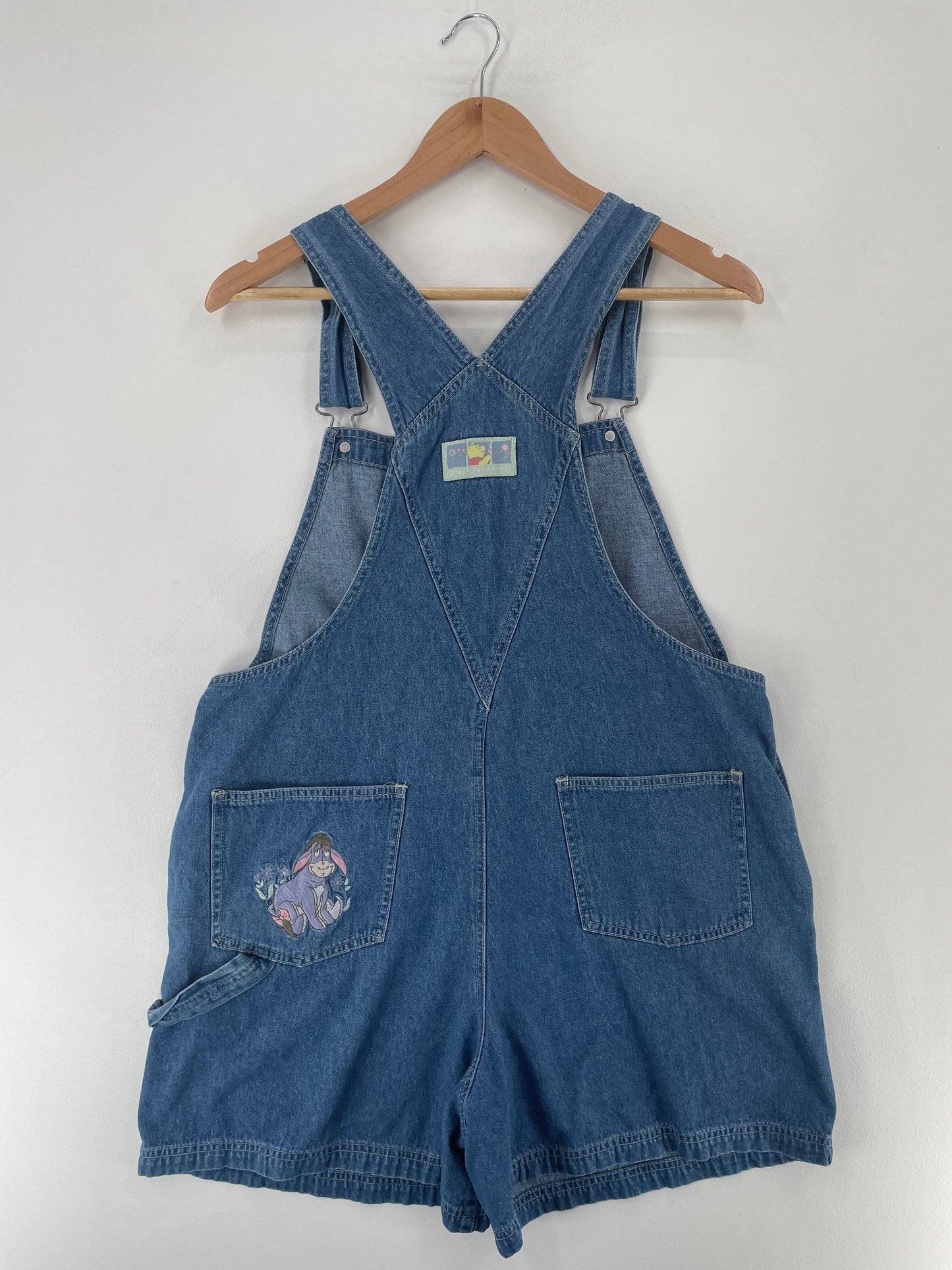 Vintage DISNEY WINNIE THE POOH Size Approx.L Denim Overall / G1965P
