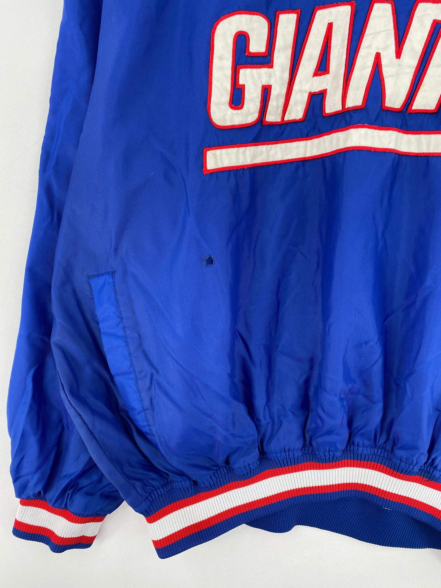 90’s STARTER X GIANTS Size XXL Vintage NFL Nylon Jacket / F6229N