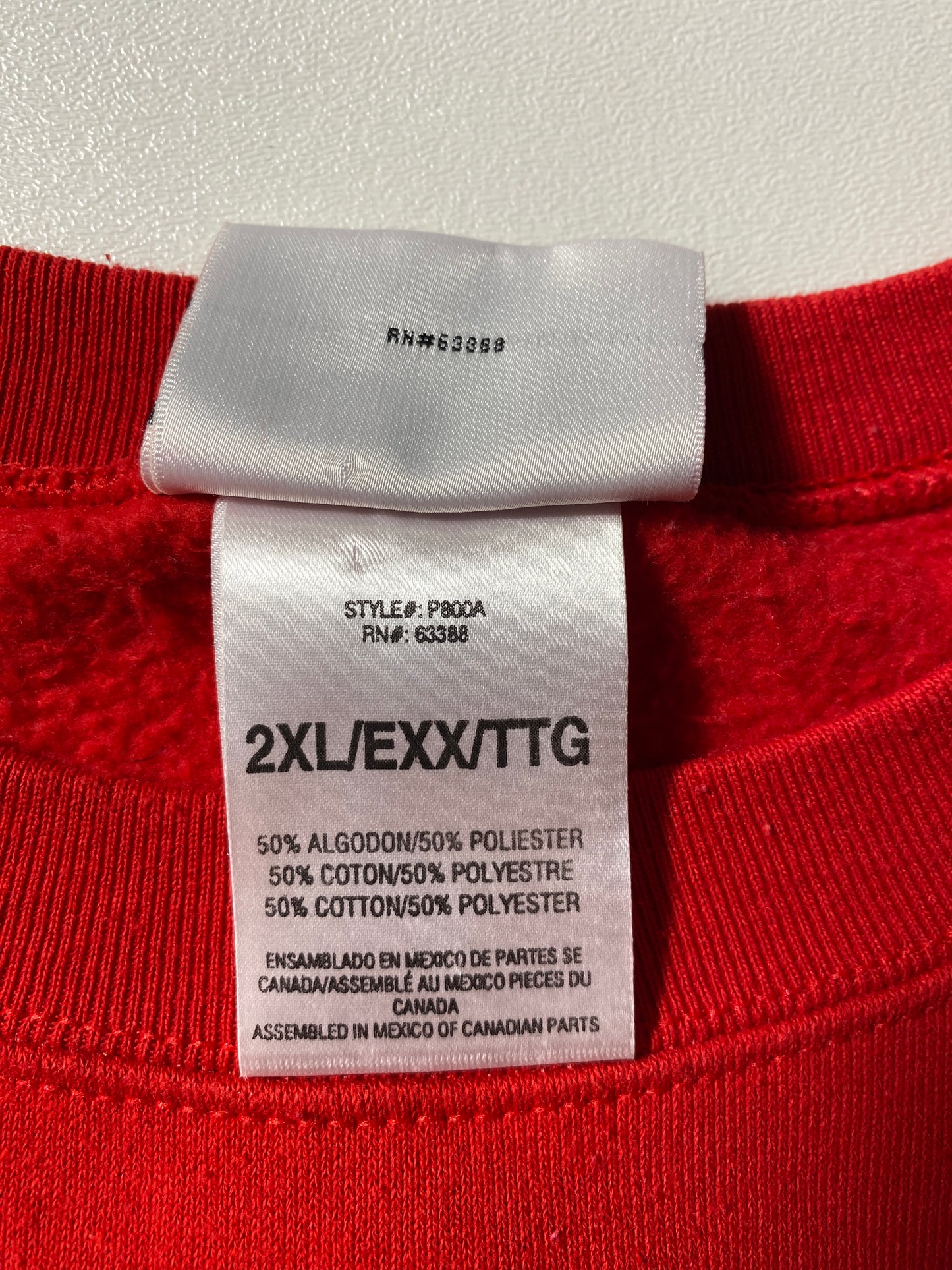 00’ INDIANA Size XXL College Sweat-shirt / E9860S