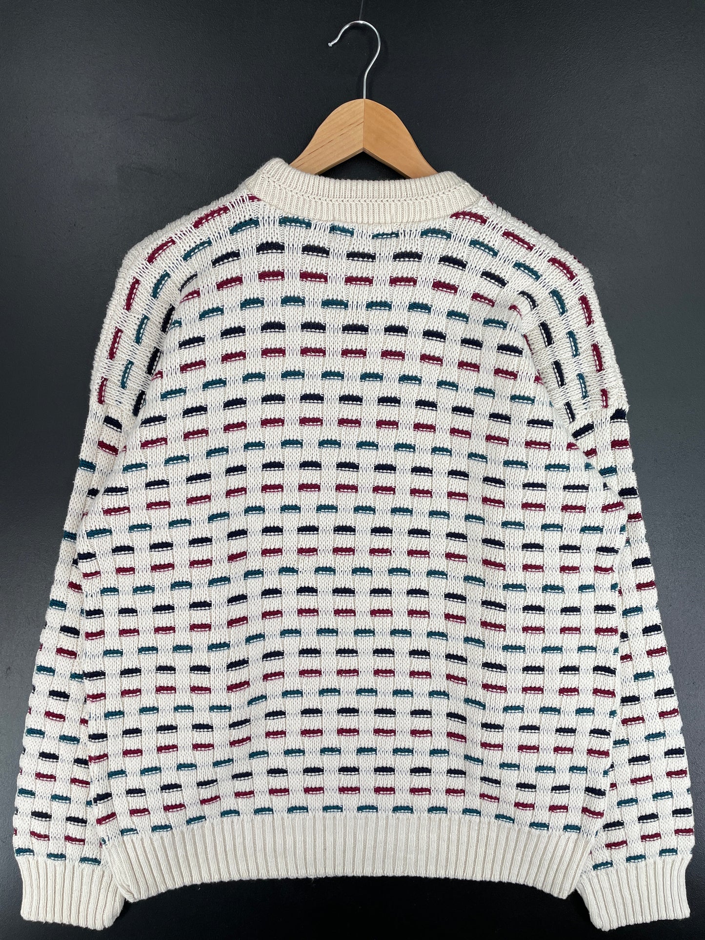Vintage COOGI Style Size XL Cotton Knit Sweater / F5879K