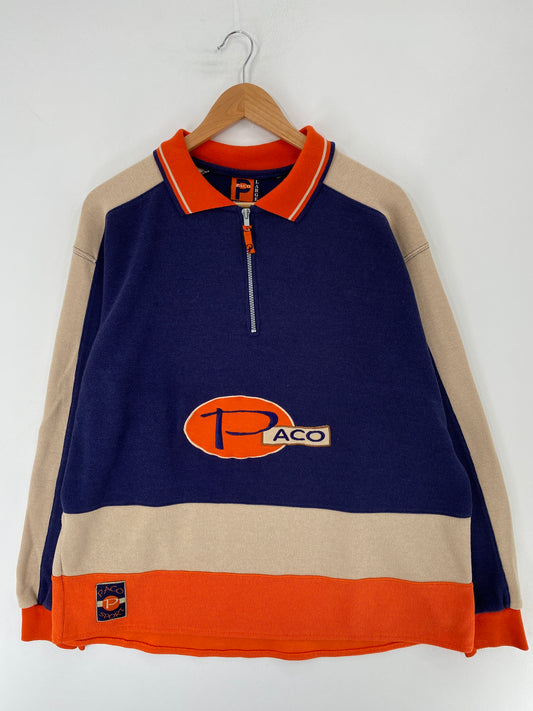 00’ PACO Size L Half Zip Sweat-shirt / G2059S