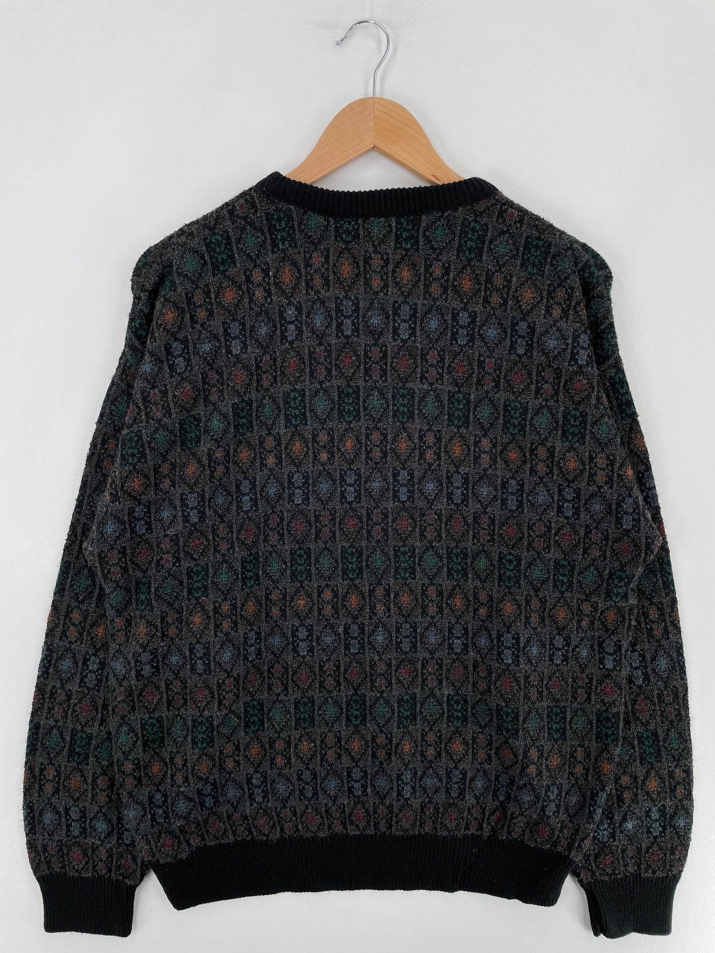 .Vintage JANTZEN Size L Acrylic Knit Sweater / F7868K