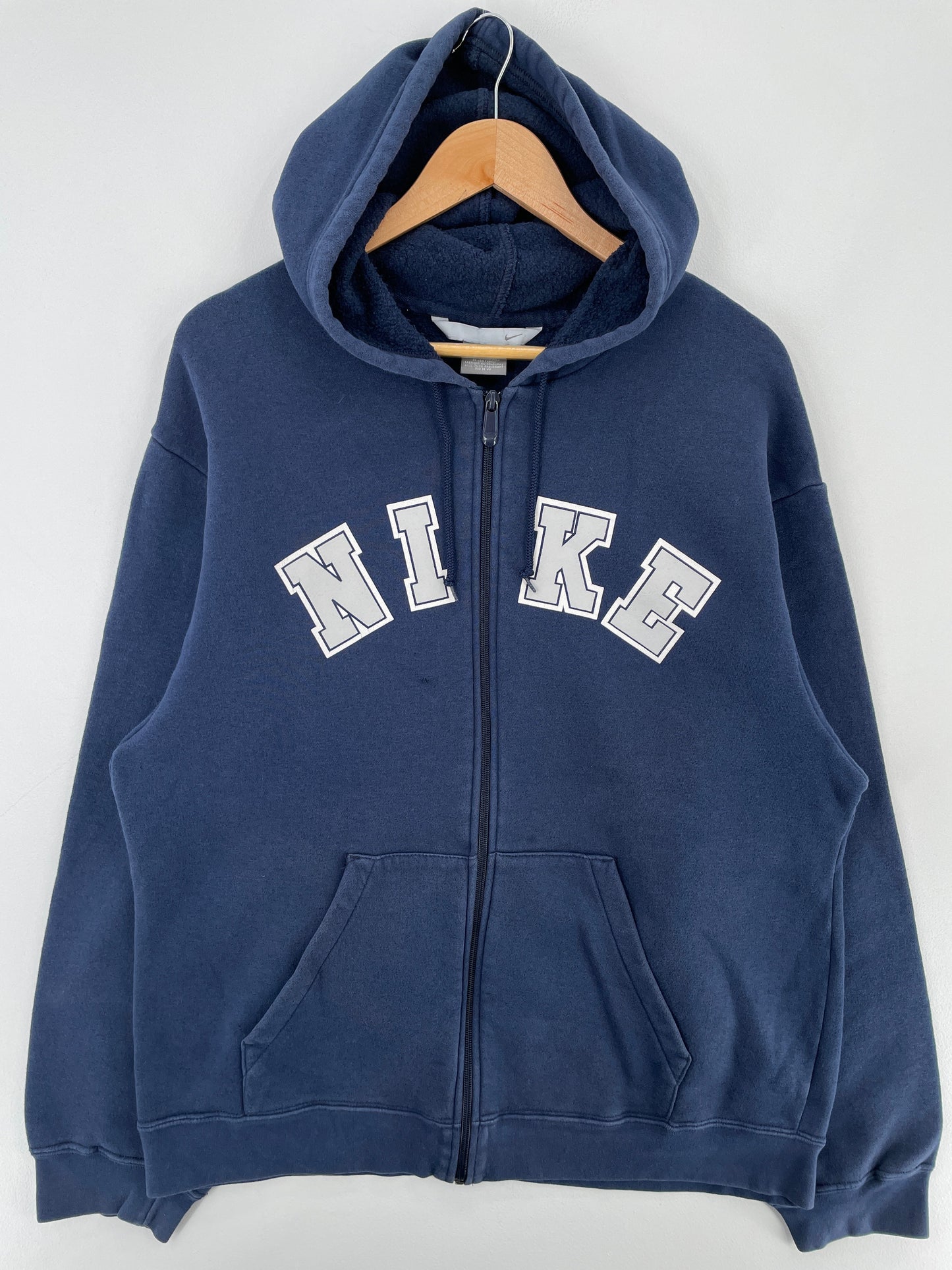 00’ NIKE Size XL Hoodie Zip-up Sweat-Shirt / F2026S