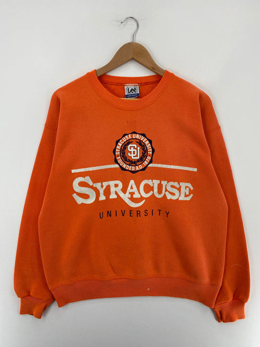 90’s SYRACUSE UNIVERSITY Made in USA Size L Vintage College Sweat-shirt / F4168S