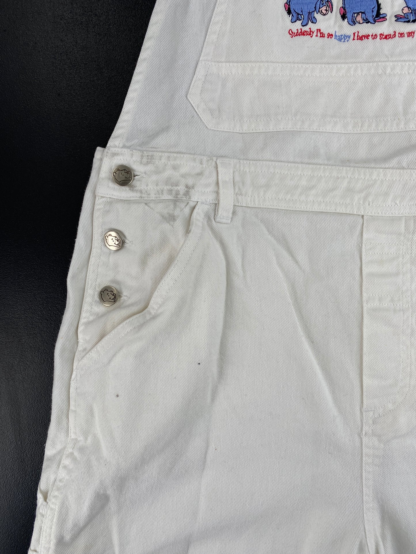 .Vintage DISNEY EEYORE Size L Denim Overall / E8906P